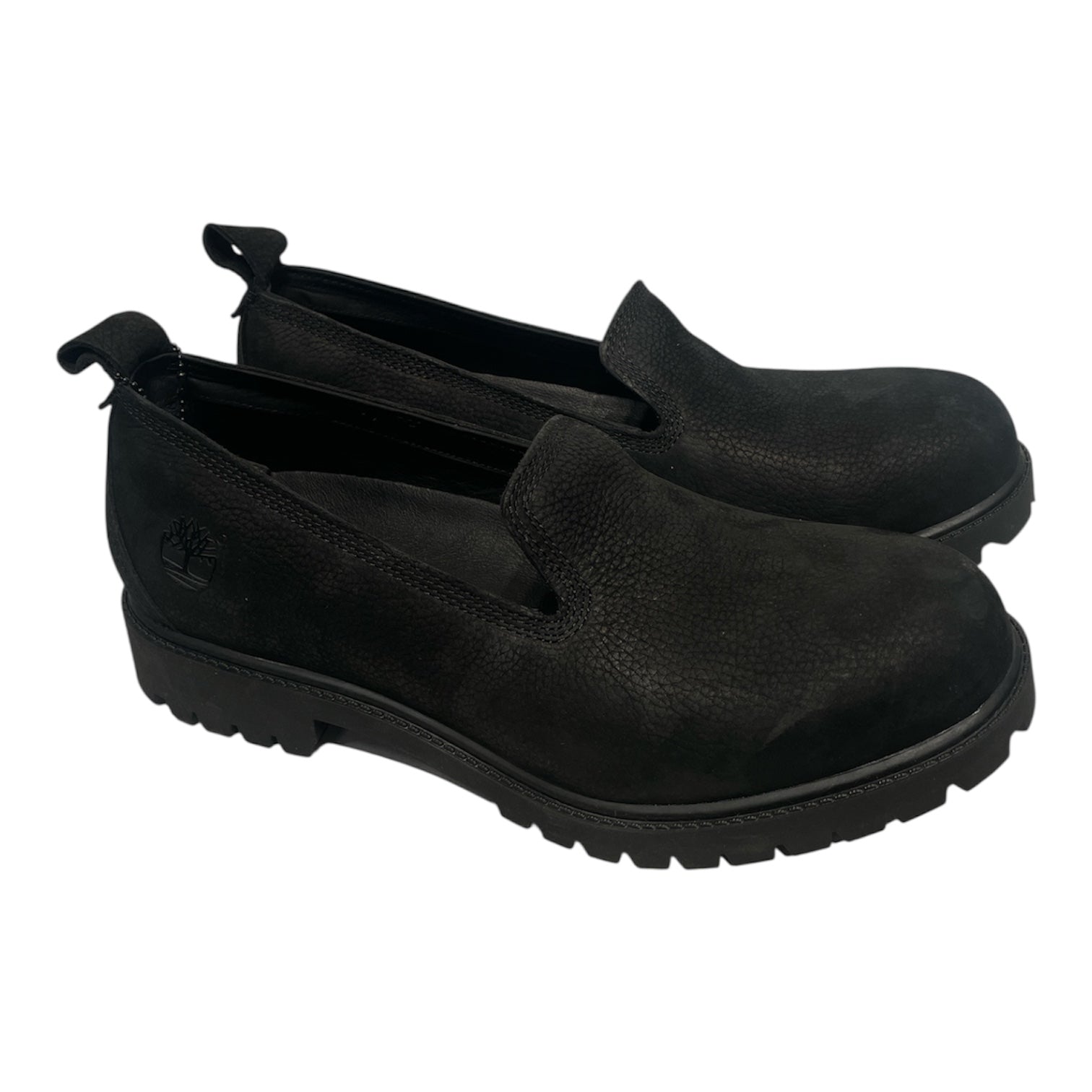 Timberland/Telfar/Loafers/US 12/Leather/BLK/Slip-on/BlackNunbuck view 1
