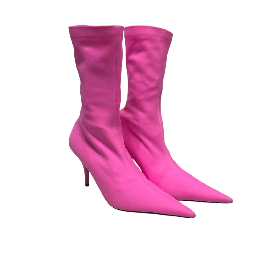 BALENCIAGA/Boots/EU 36/Polyester/PNK/point heel view 1