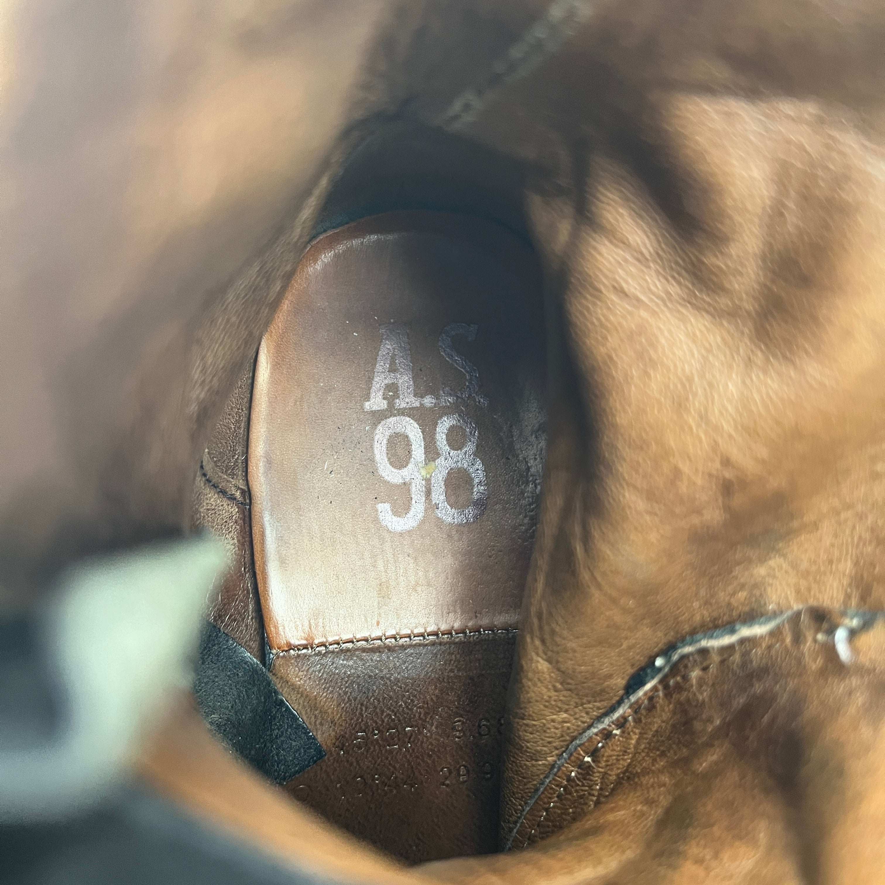 AS98/Boots/EU 42/Leather/BLK/ view 3