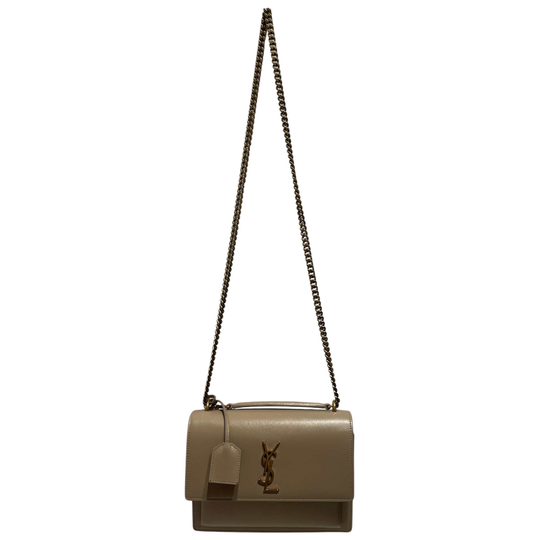 SAINT LAURENT/Cross Body Bag/Leather/CRM/medium sunset view 1