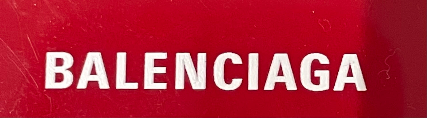 BALENCIAGA/Cotton/RED/iPhone 12  w/ SCREWDRIVER view 3