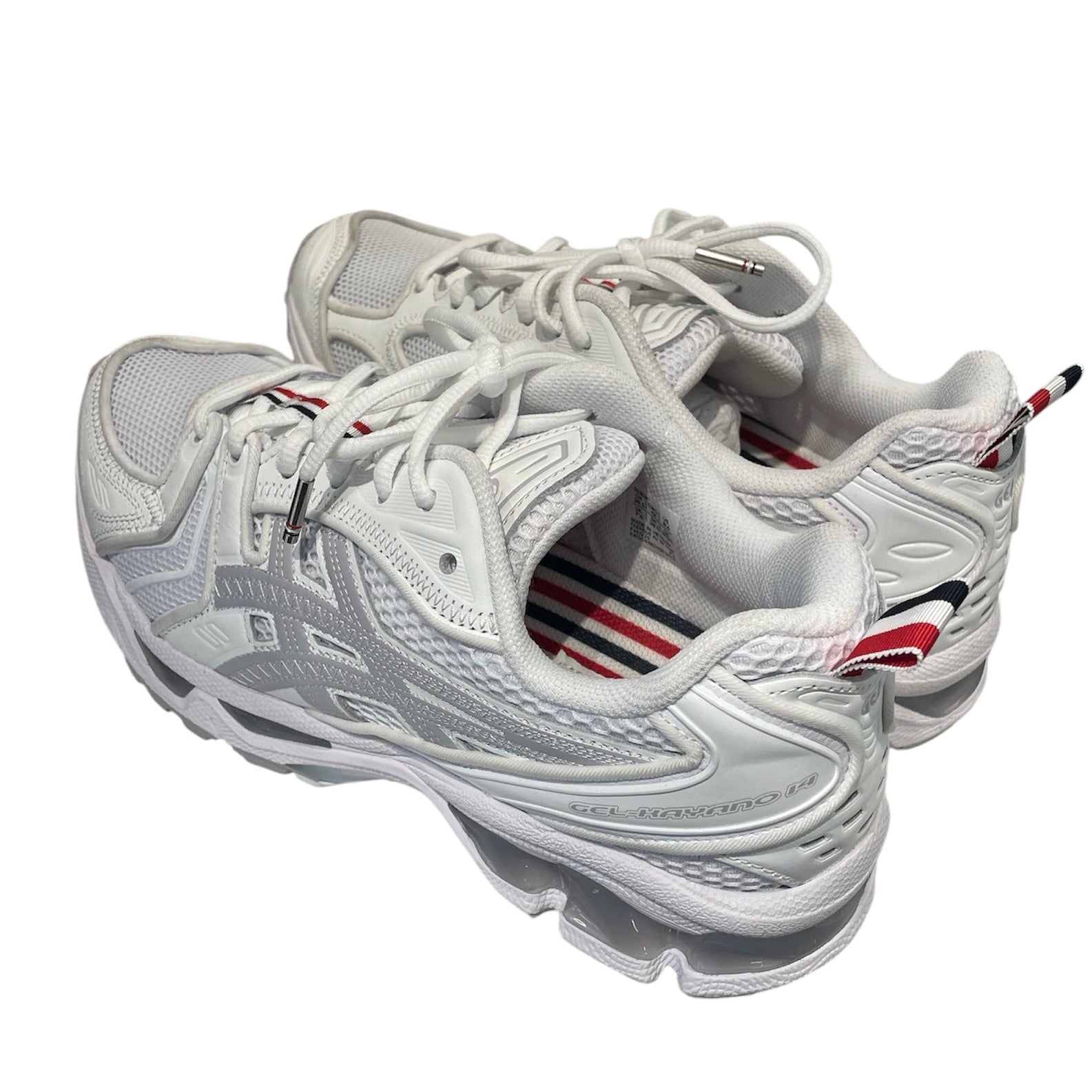 THOM BROWNE. NEW YORK/ASICS/Low-Sneakers/US 8.5/Cotton/WHT/gel kayano 14 view 2