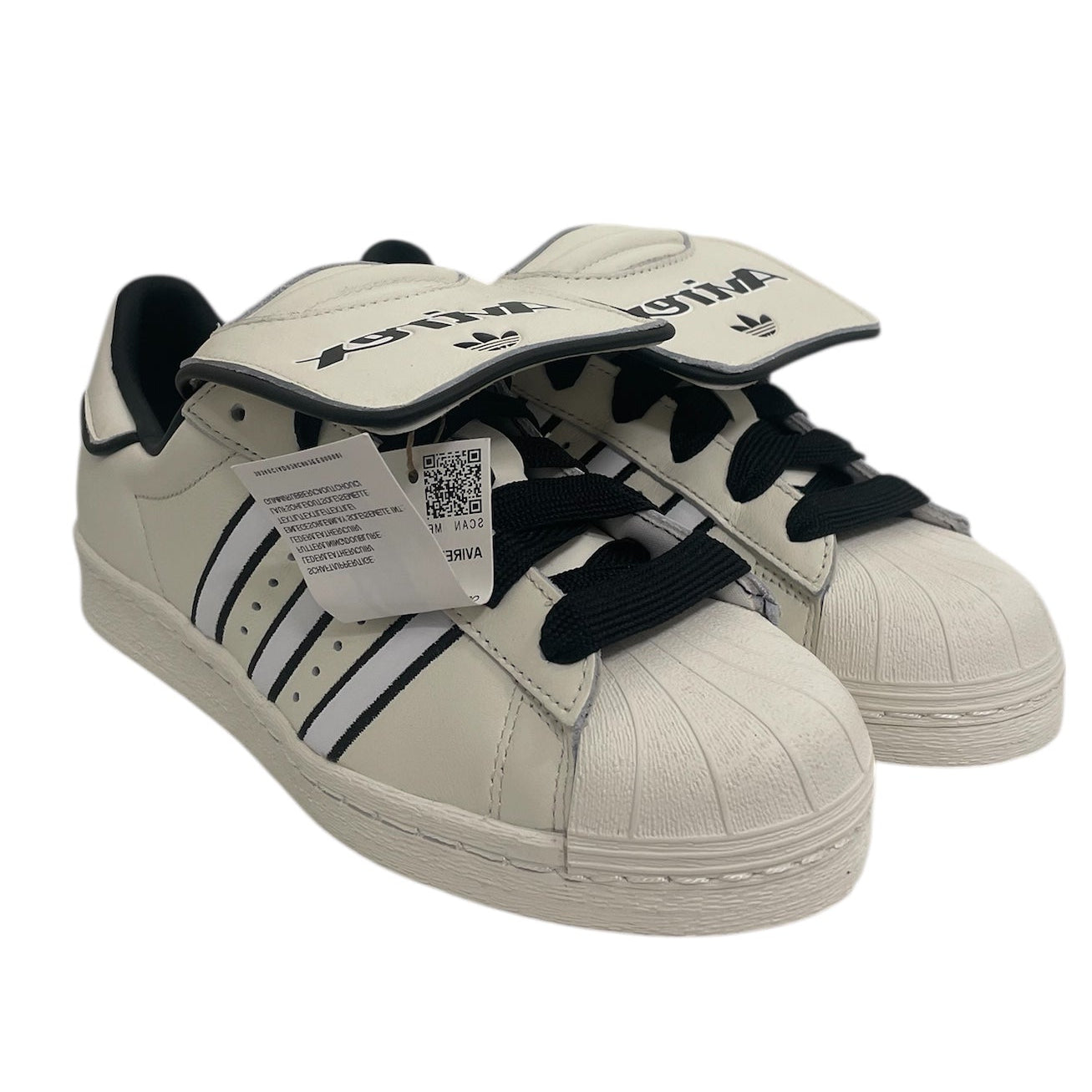 adidas/AVIREX/Low-Sneakers/US 5.5/Leather/WHT/AVIREX SUPERSTAR - KK5004 view 1