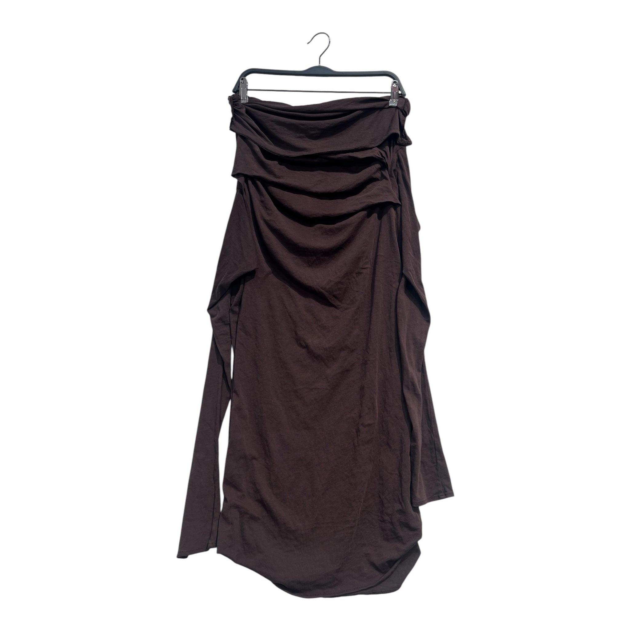 entire studios/LS Dress/M/Cotton/BRW/off the shoulder view 1