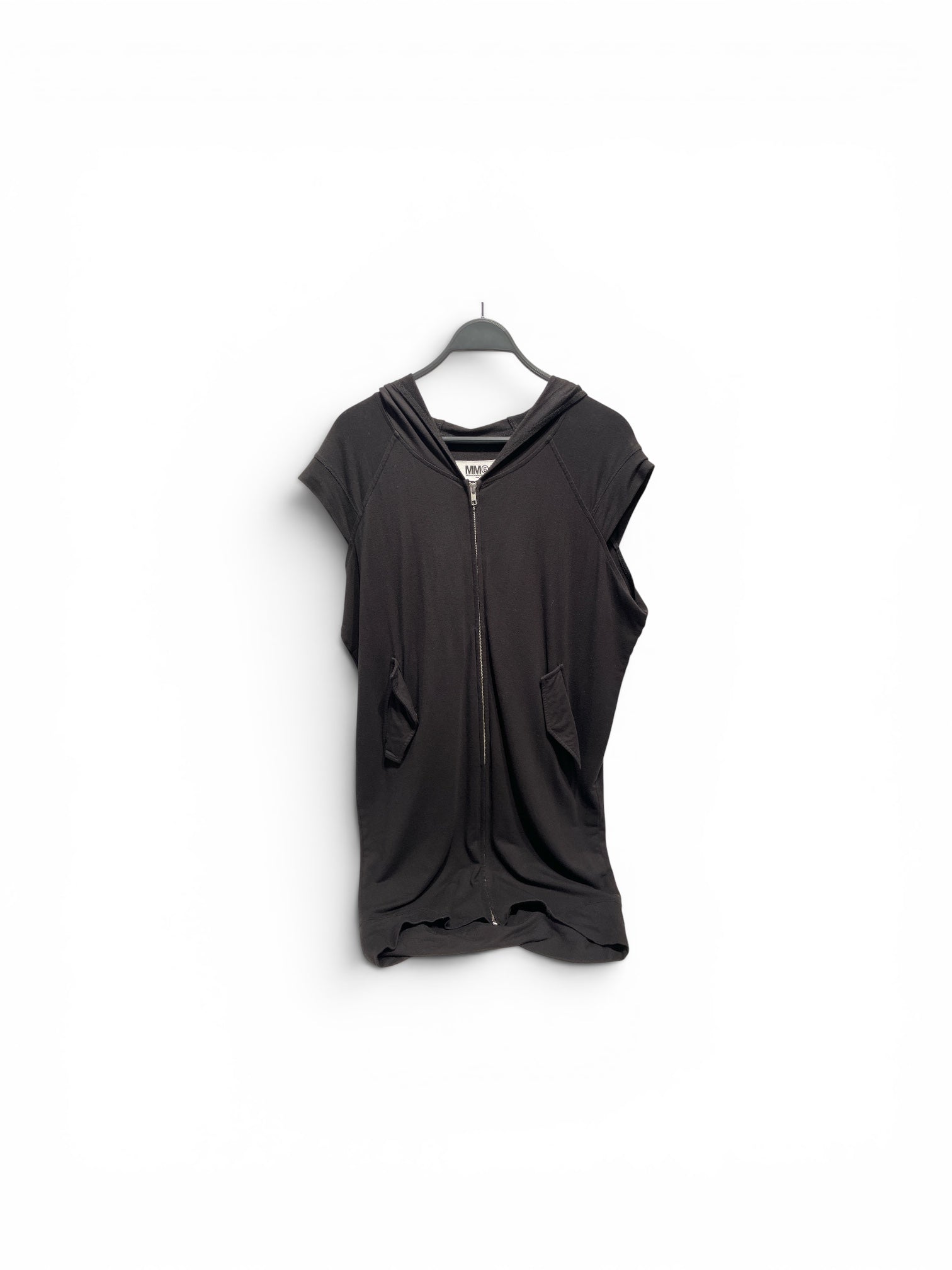 Maison Martin Margiela/SL Dress/M/Cotton/BLK/HOODED view 1