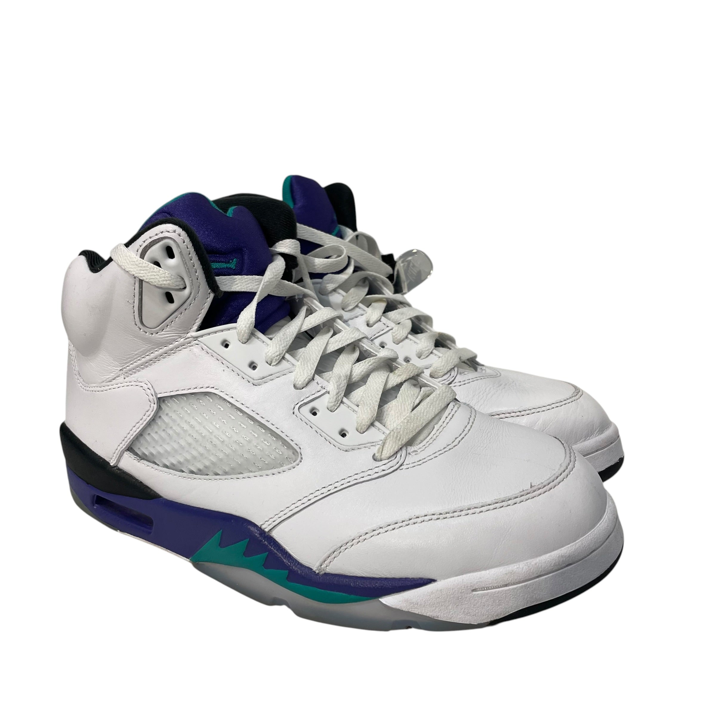 NIKE/AIR JORDAN 5/Low-Sneakers/US 9/Leather/WHT/HQ7978-100 view 1