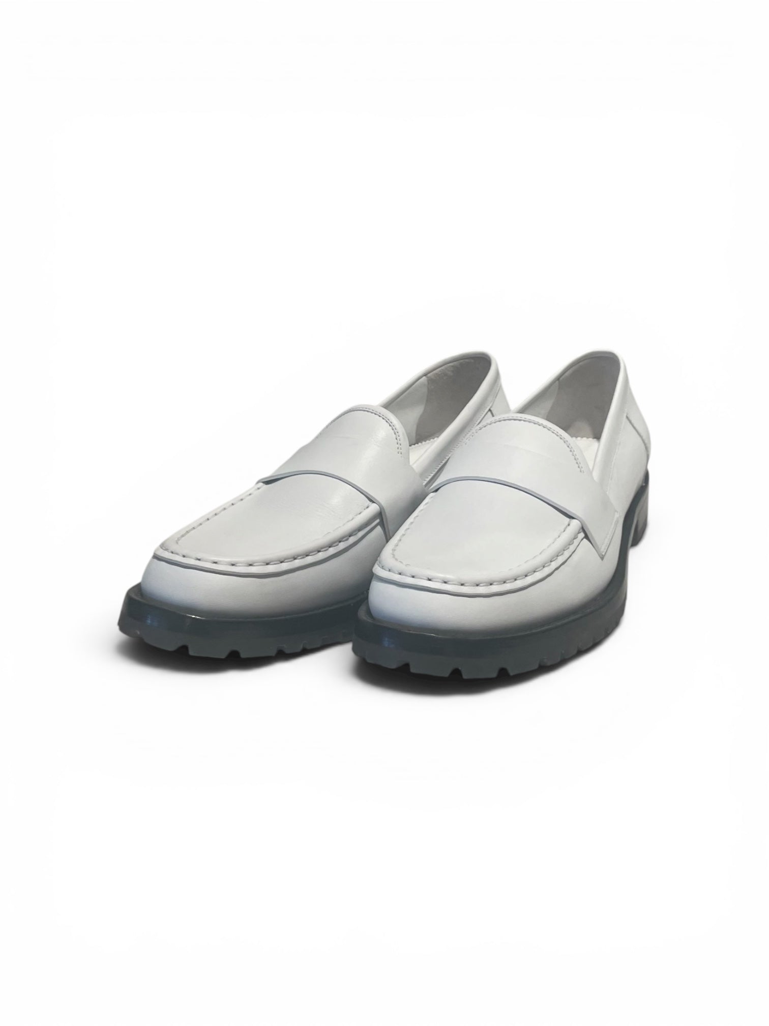 MANOLO BLAHNIK/Loafers/EU 42/Leather/WHT/Leather Loafer view 1