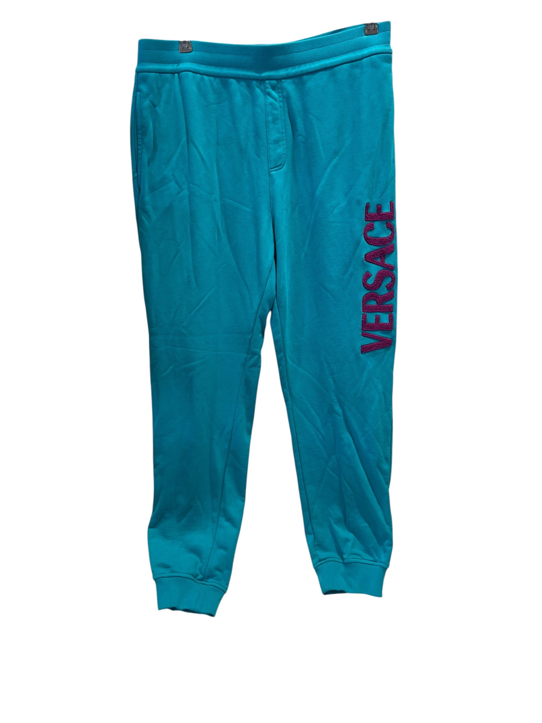 VERSACE/Straight Pants/XL/Cotton/BLU/MITCHEL EMBROIDERED view 1