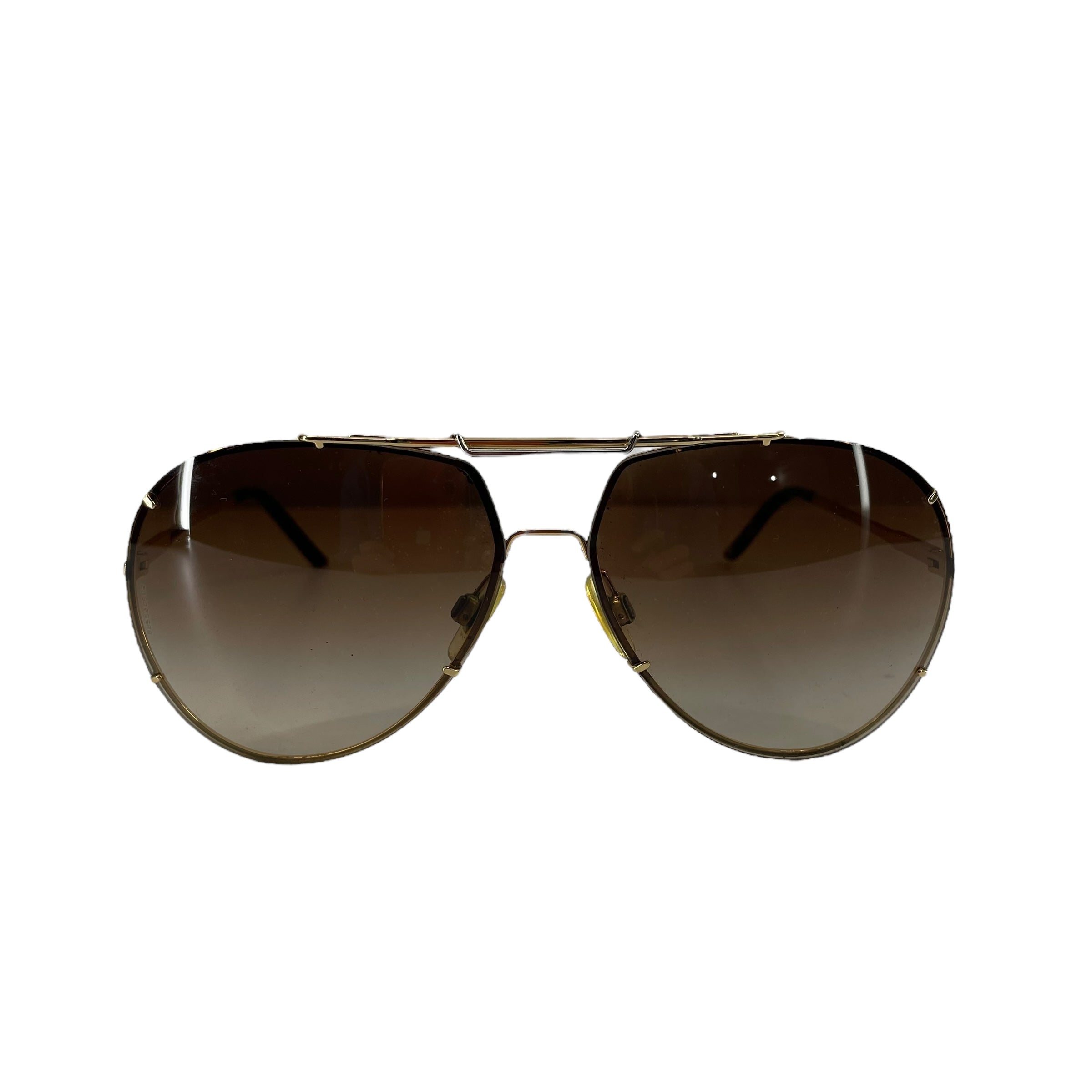 DOLCE&GABBANA/Sunglasses/Metal/GLD/Teardrop/BRN LENSES TORTOISE SHELL ARMS view 1