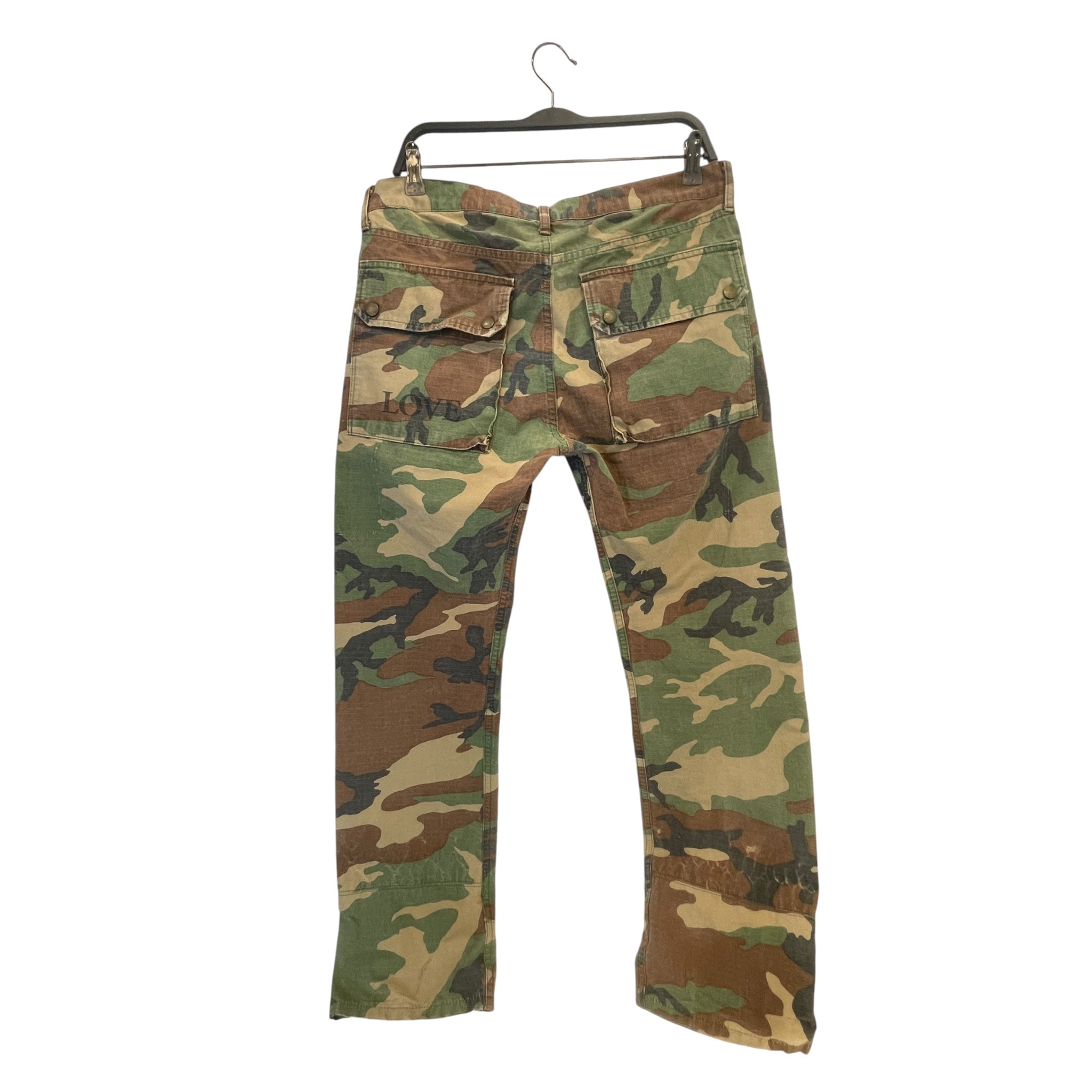 JUNYA WATANABE COMME des GARCONS MAN/Cargo Pants/S/Cotton/GRN/Camouflage/JUNYA CDG LOVE POCKET view 2