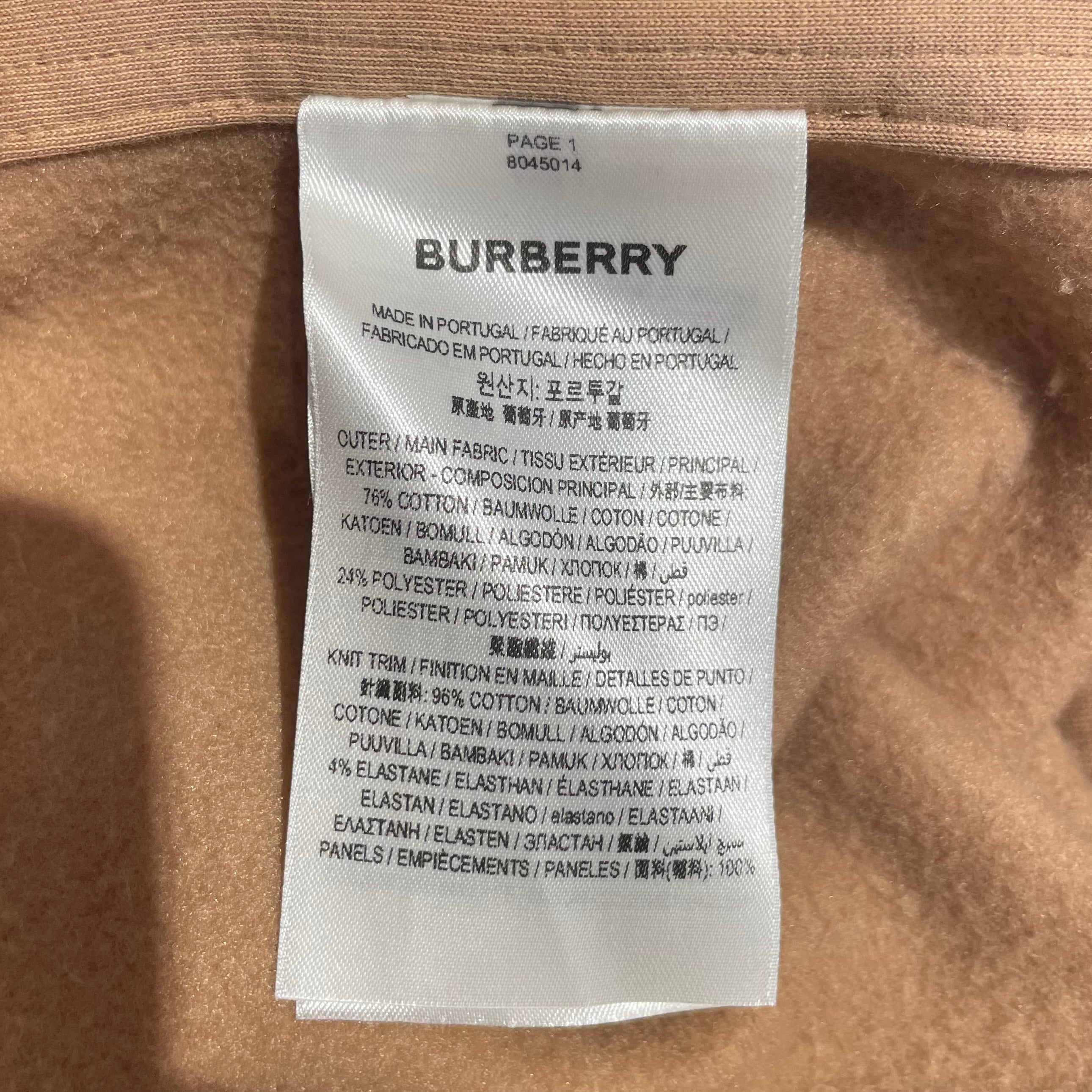 BURBERRY/Pants/M/Cotton/BEG/Check panel jogging pants view 4