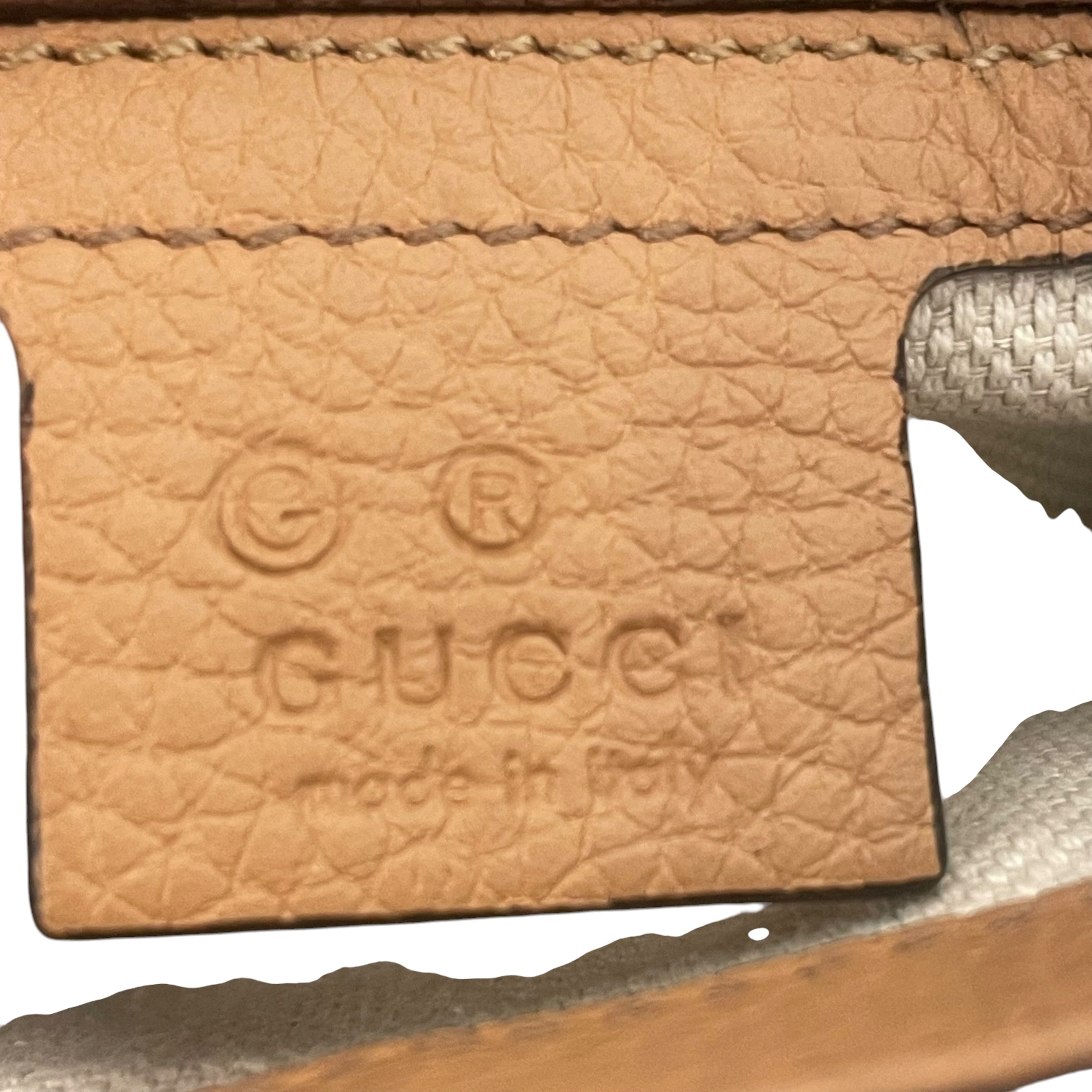 GUCCI/Cross Body Bag/Leather/CML/medium interlock g soho view 5