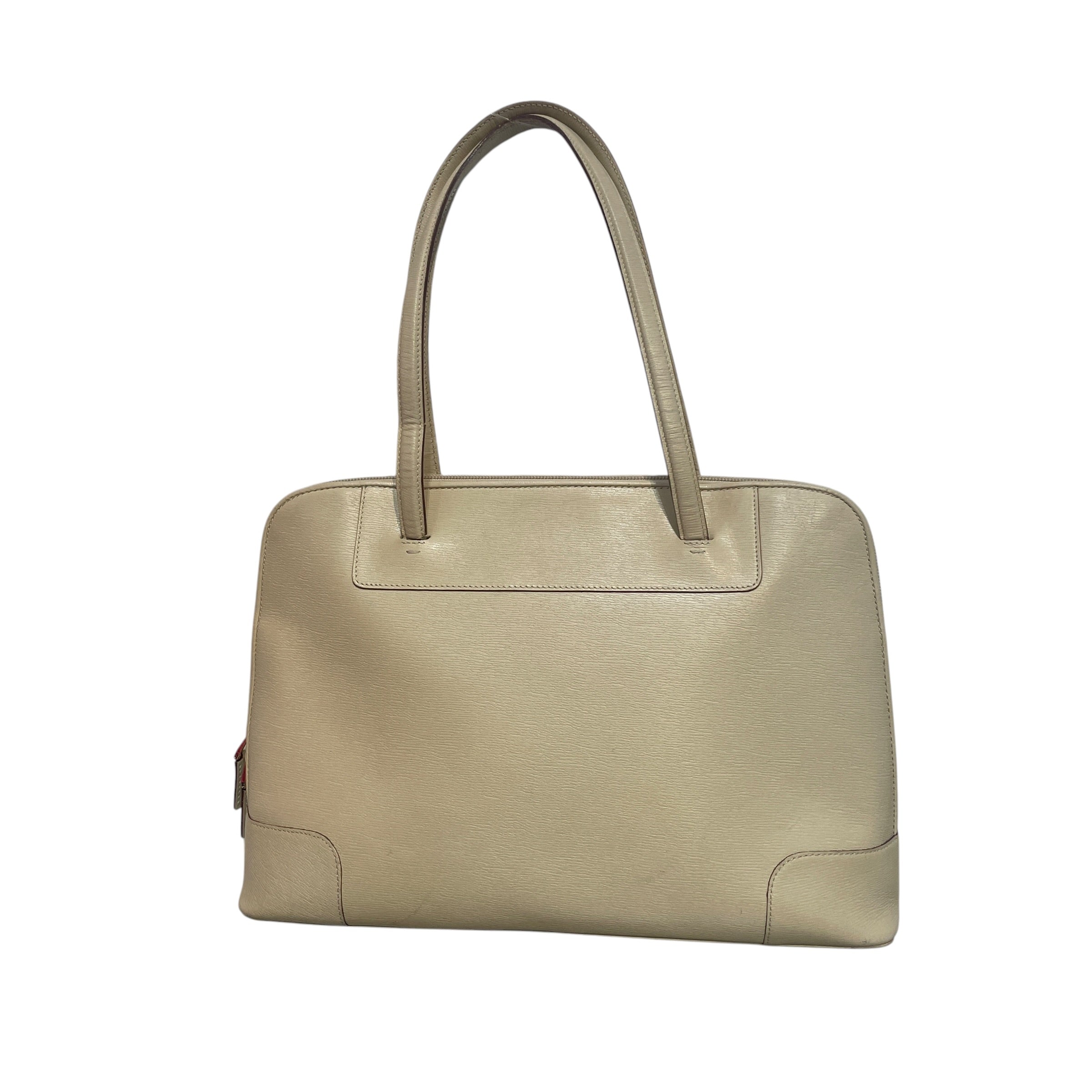GUCCI/Tote Bag/Leather/CRM/Leather Tote Shoulder Bag view 2