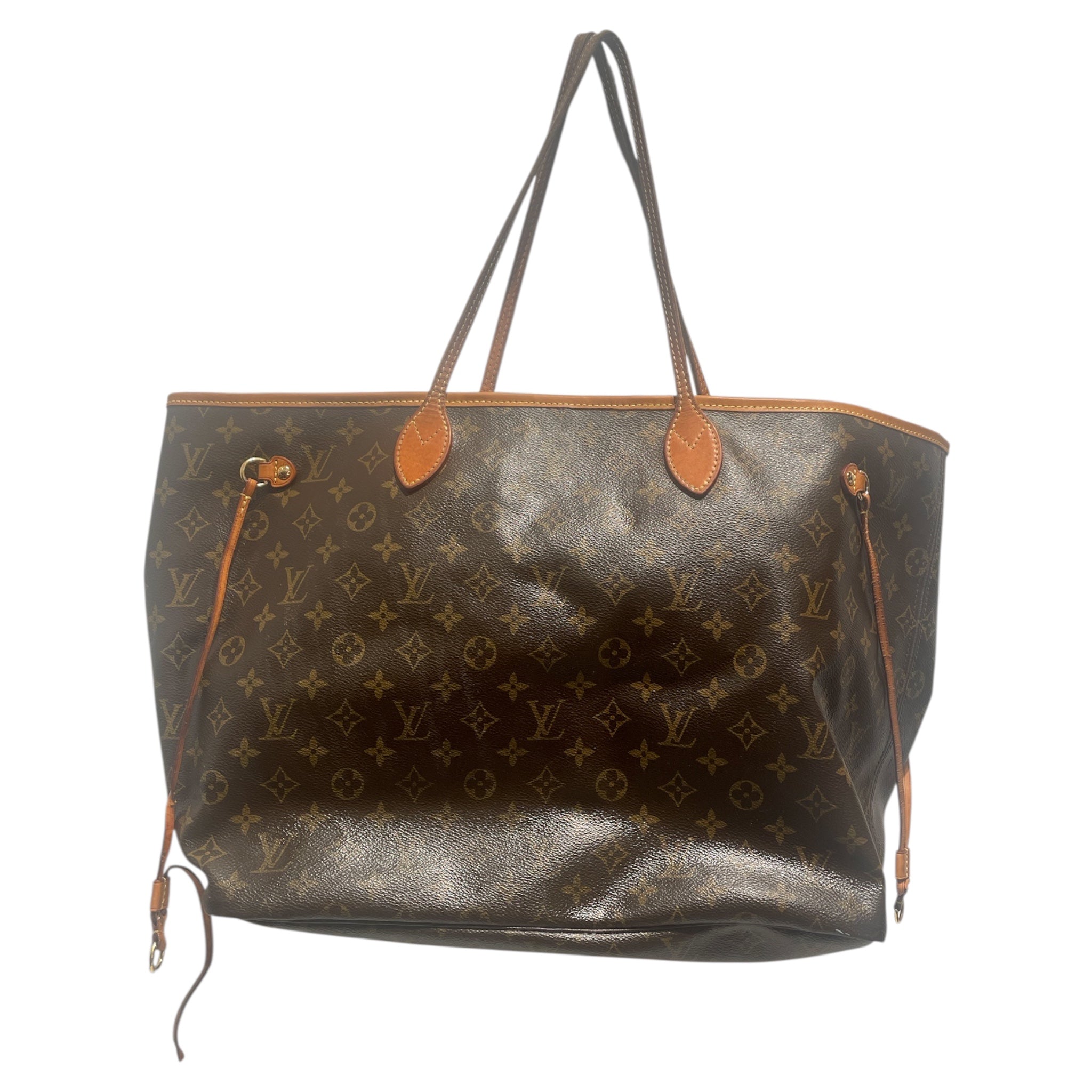 LOUIS VUITTON/Tote Bag/Monogram/BRW/MM NEVERFULL ORANGE view 2