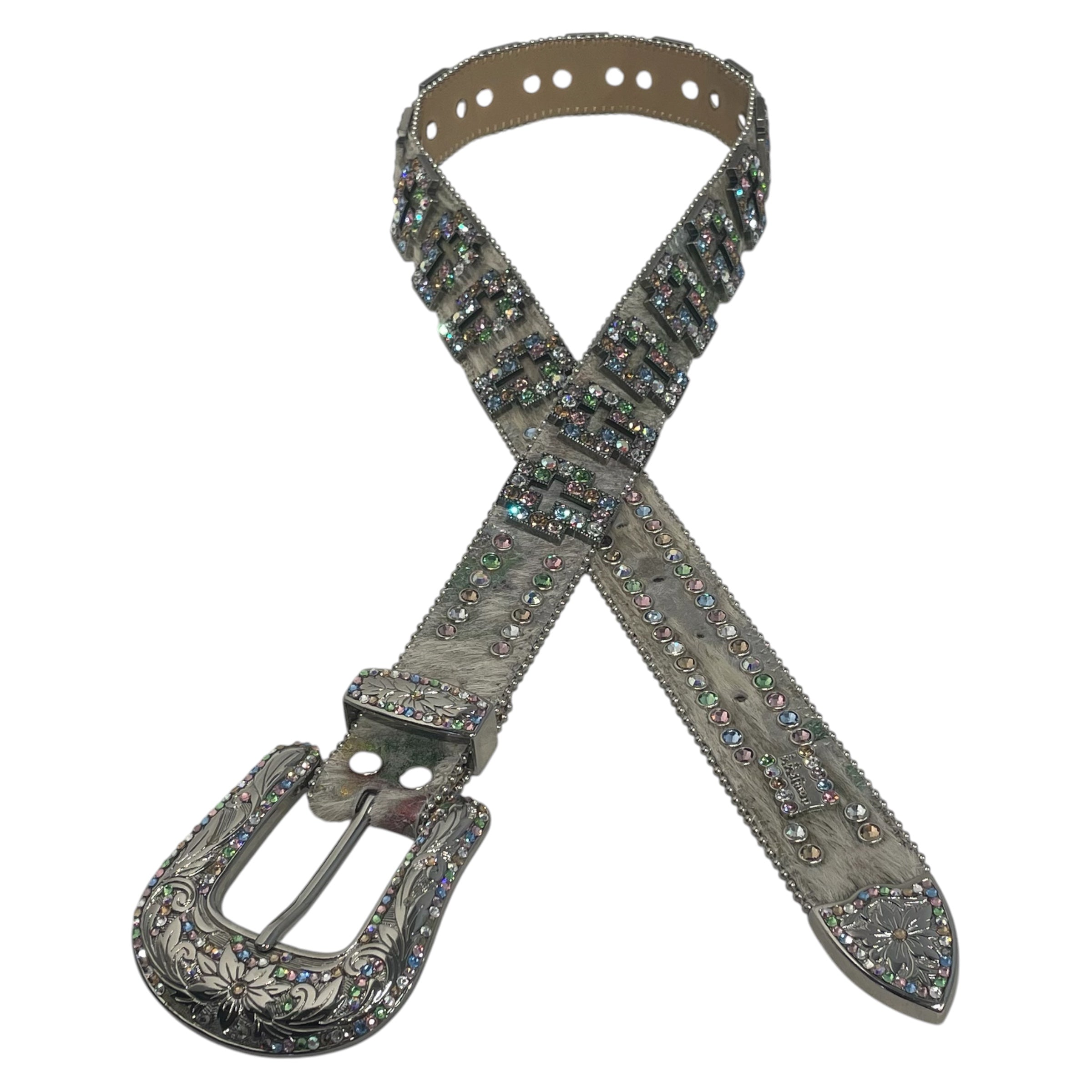b.b.simon/Belt/Iridescent/Fur/MLT/L's/36 9029 view 3