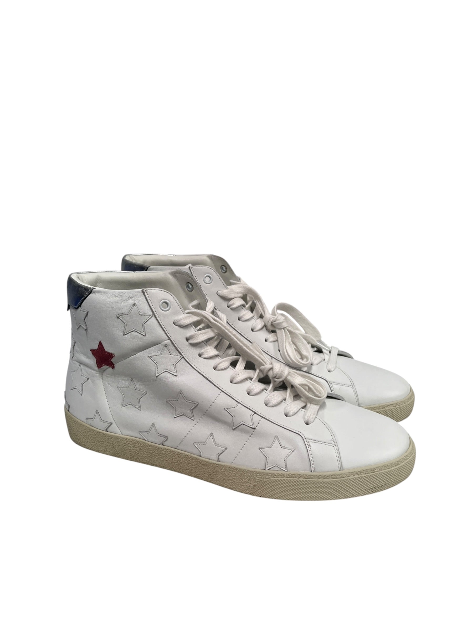 SAINT LAURENT/Hi-Sneakers/EU 46/Leather/WHT/Court Classic SL/06 view 1