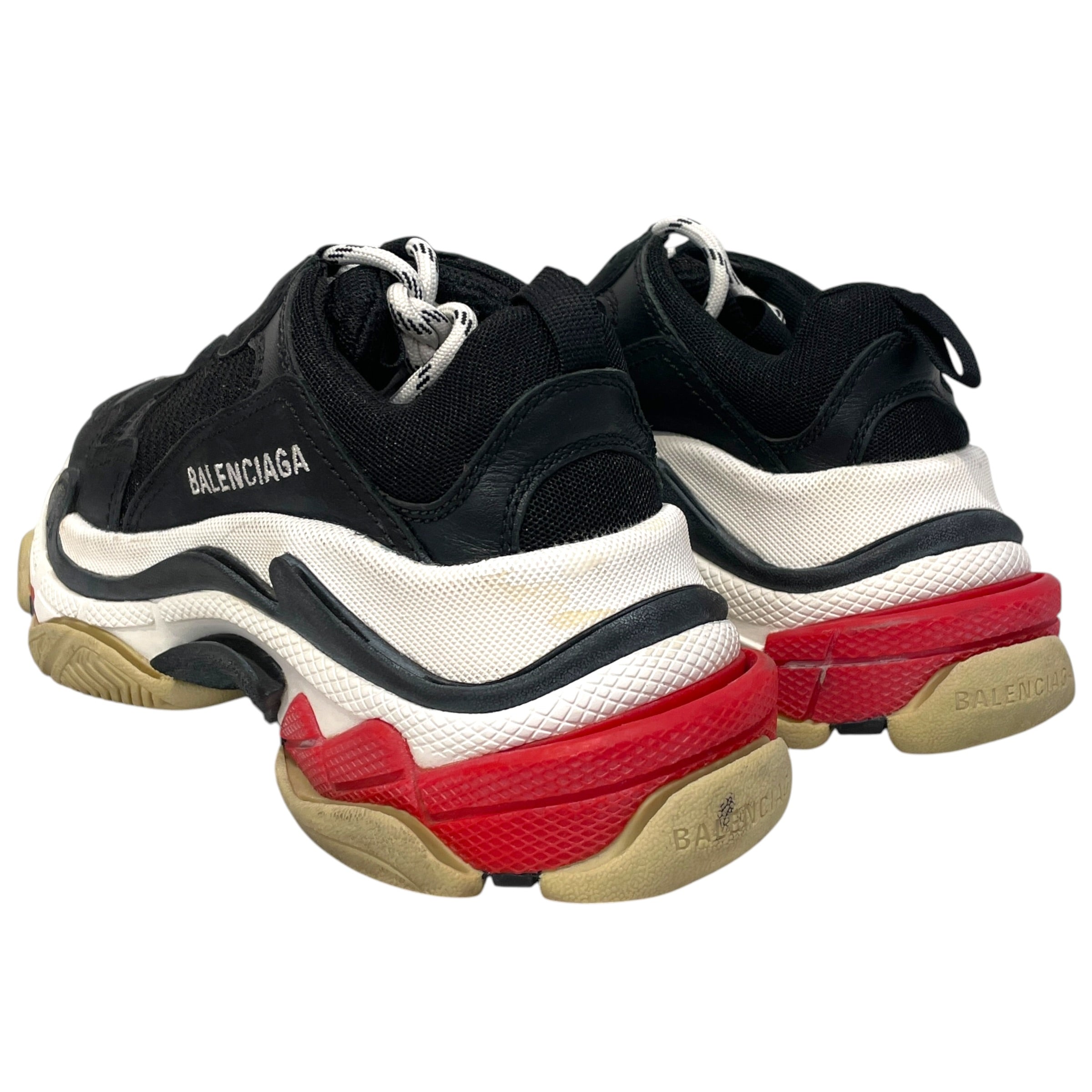 BALENCIAGA/Low-Sneakers/UK 2/BLK/triple a view 2