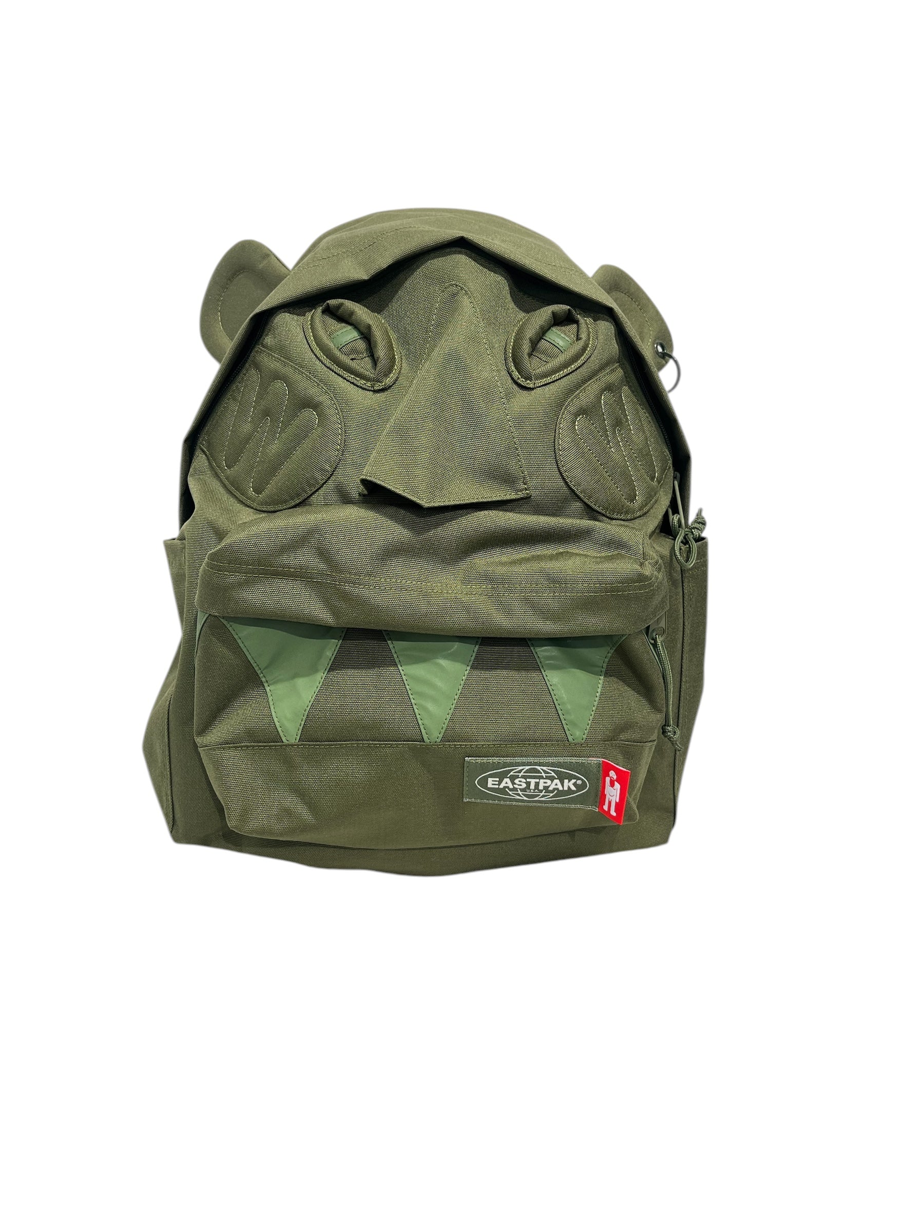Walter Van Beirendonck/EASTPAK/Backpack/Cotton/GRN/MONSTER FACE EASTPAK COLLAB view 1