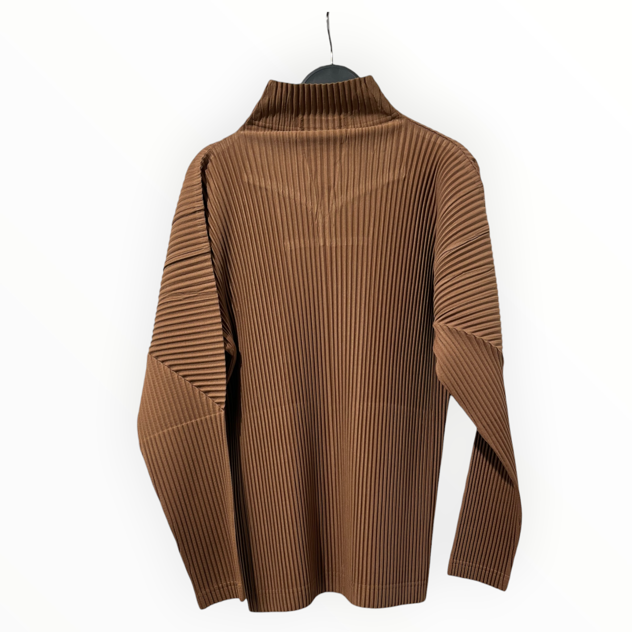 HOMME PLISSE ISSEY MIYAKE/Track Jkt/2/Polyester/CML/PLEATED TRACK JKT BNWT view 2