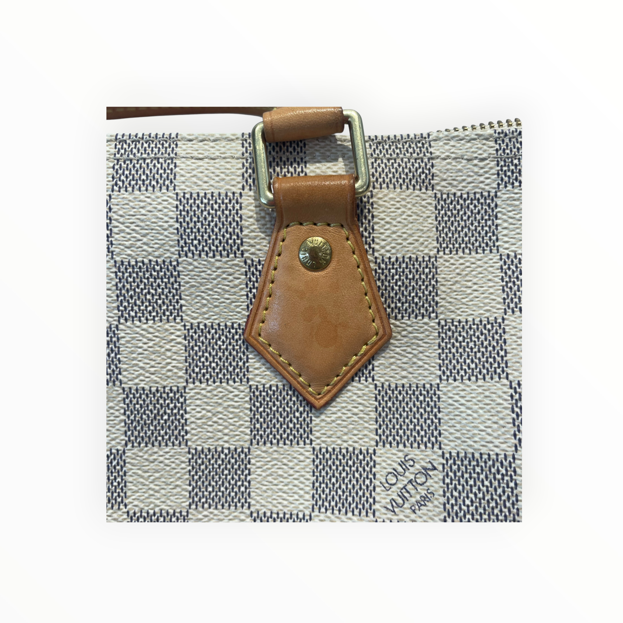 LOUIS VUITTON/Hand Bag/Leather/CRM/LV Speedy 35 Damier Azur view 11