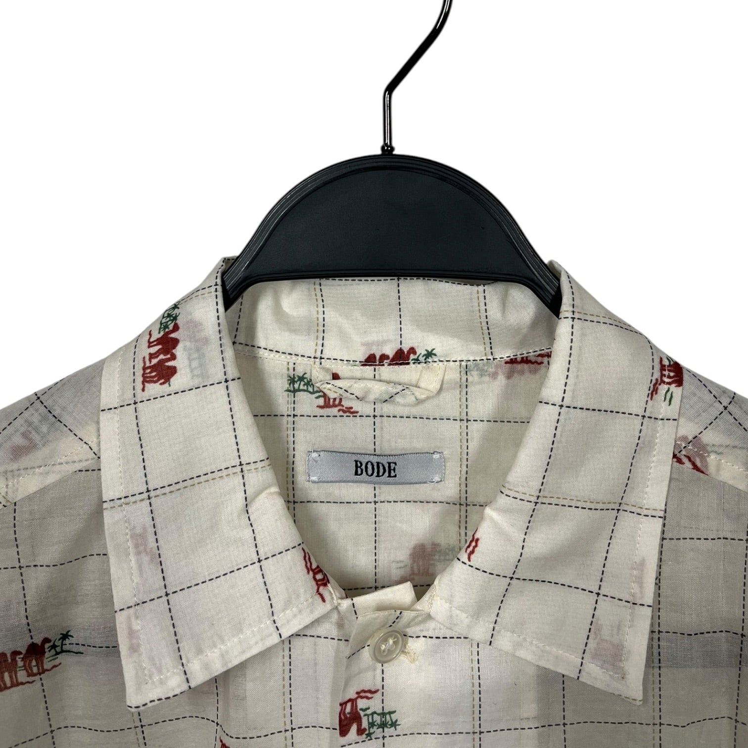 BODE/LS Shirt/XS/Cotton/WHT/Animal Pattern/ view 3