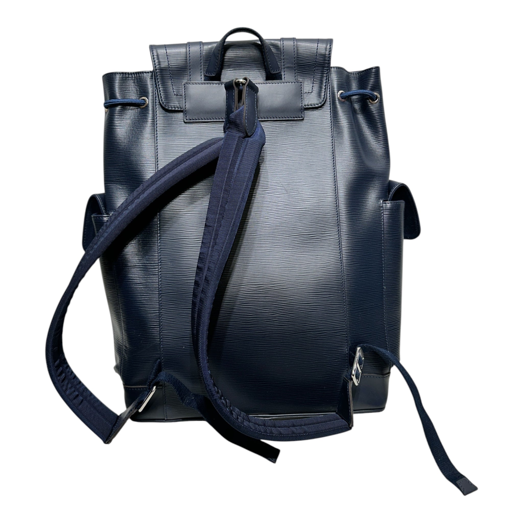 LOUIS VUITTON/Backpack/Leather/NVY/EPI LEATHER CHRISTOPHER PM view 2