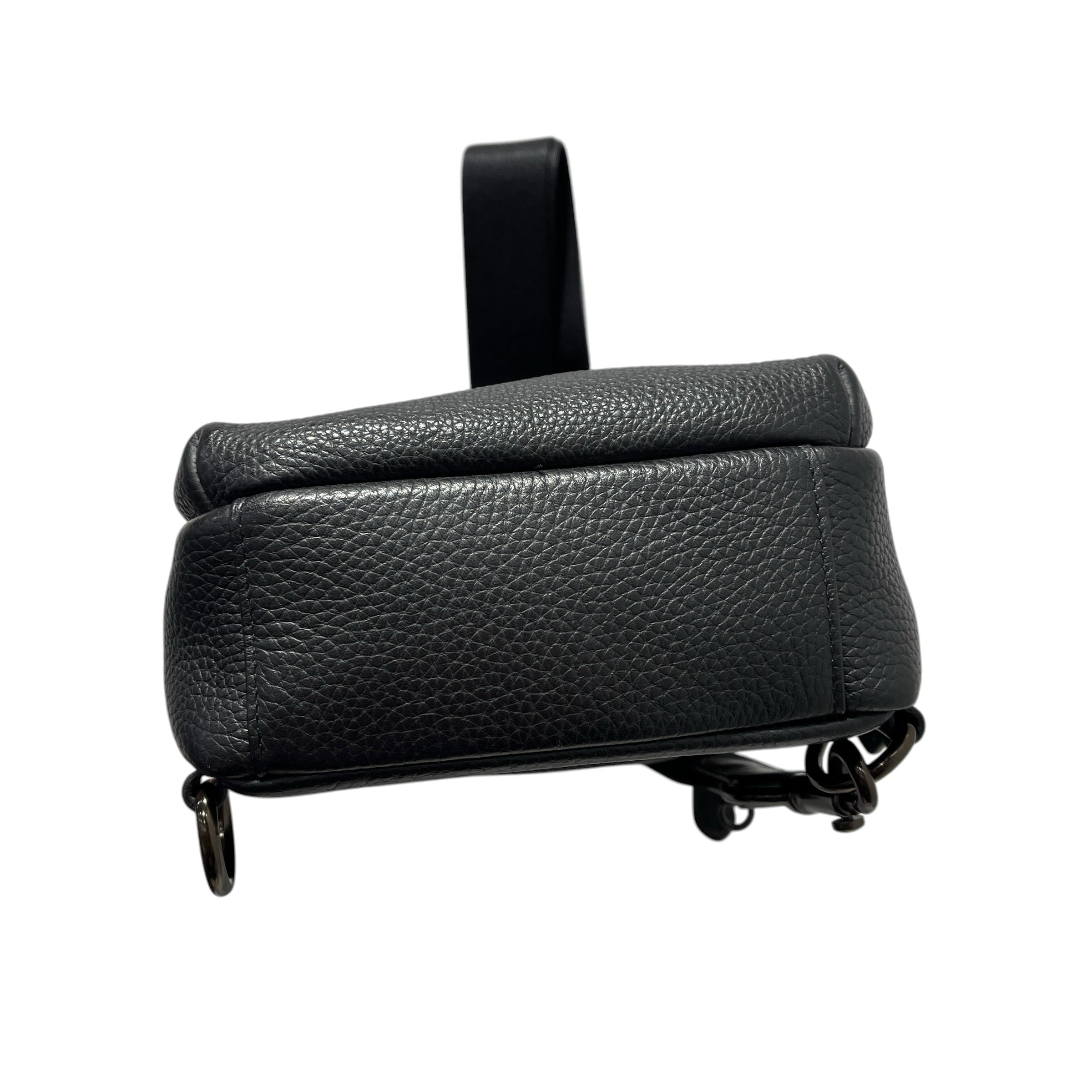 COACH/Fanny Pack/Leather/BLK/GOTHAM sling pack view 4