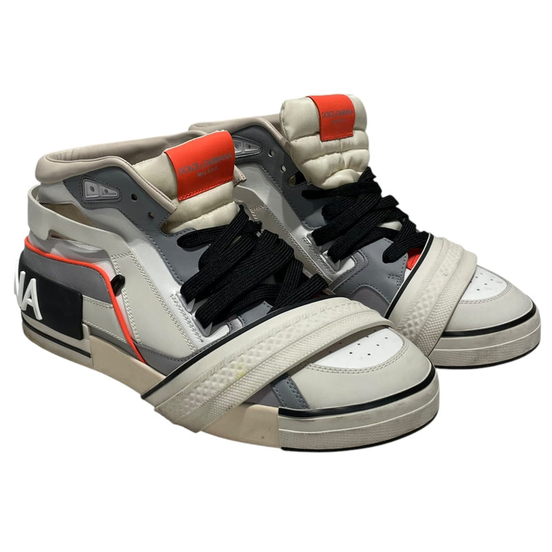 DOLCE&GABBANA/Hi-Sneakers/EU 42.5/Leather/WHT/multicolor