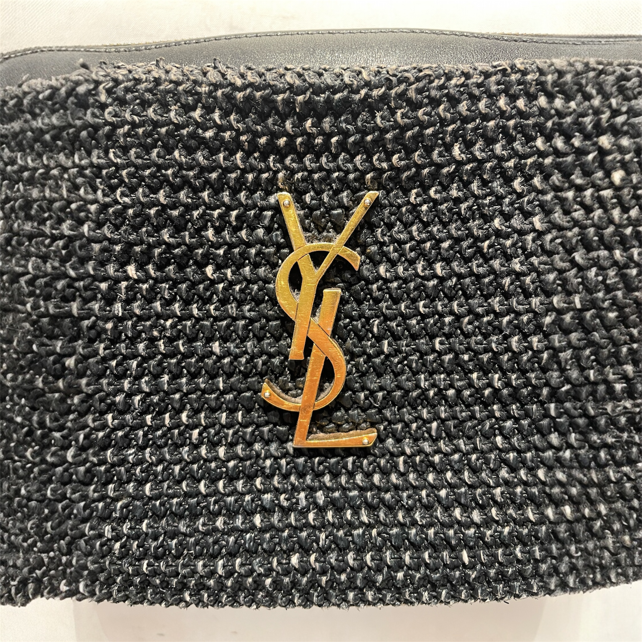 YVES SAINT LAURENT/Cross Body Bag/Leather/GRY/LOU CAMERA BAG view 6