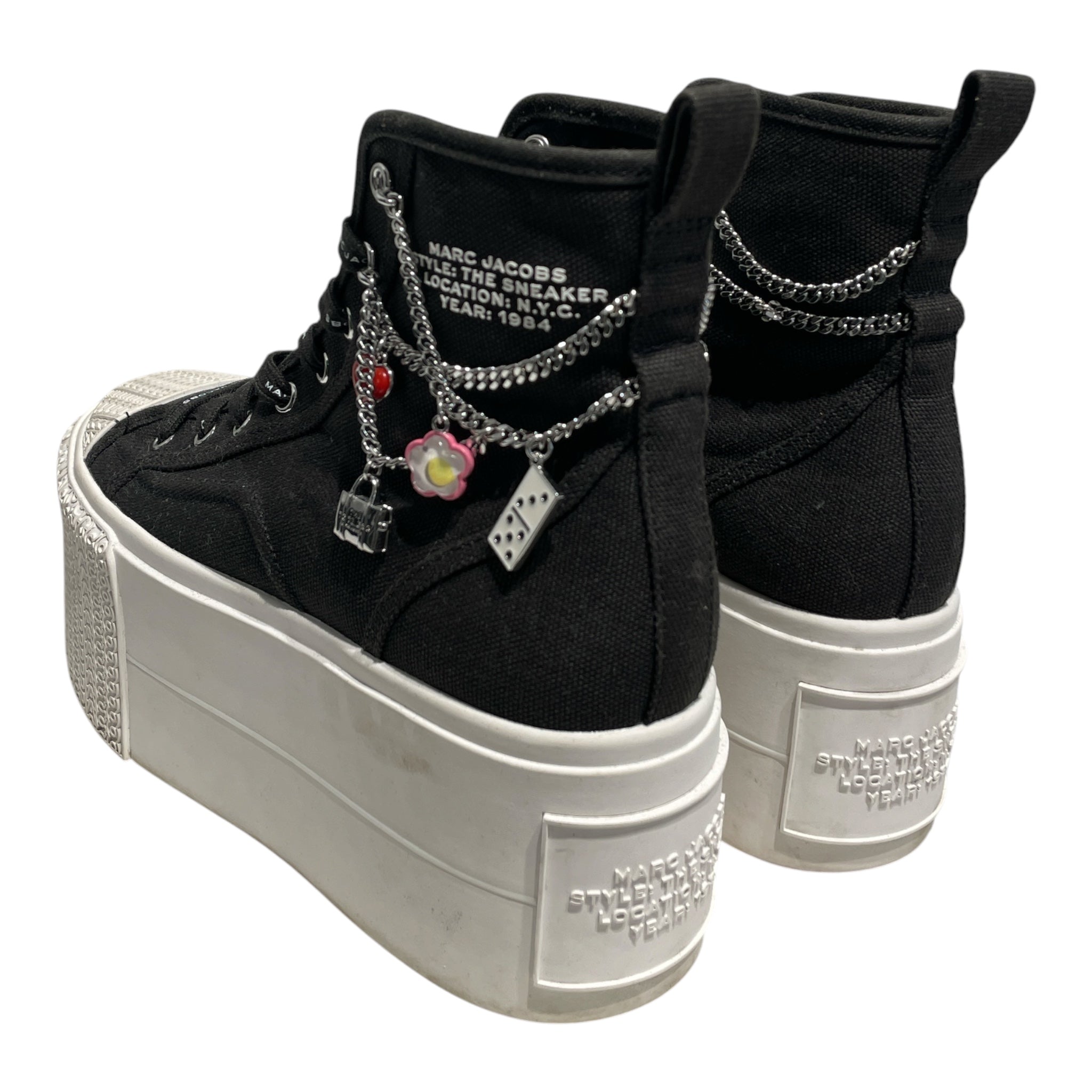 MARC JACOBS/Hi-Sneakers/EU 39/BLK/THE PLATFORM HIGH SNEAKERS view 2