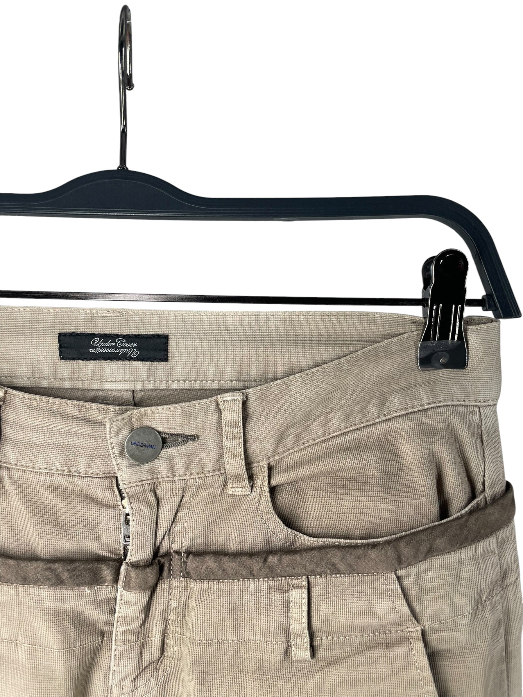 UNDERCOVER/Skinny Pants/1/Rayon/BEG/UNDERMAN G1506 view 3