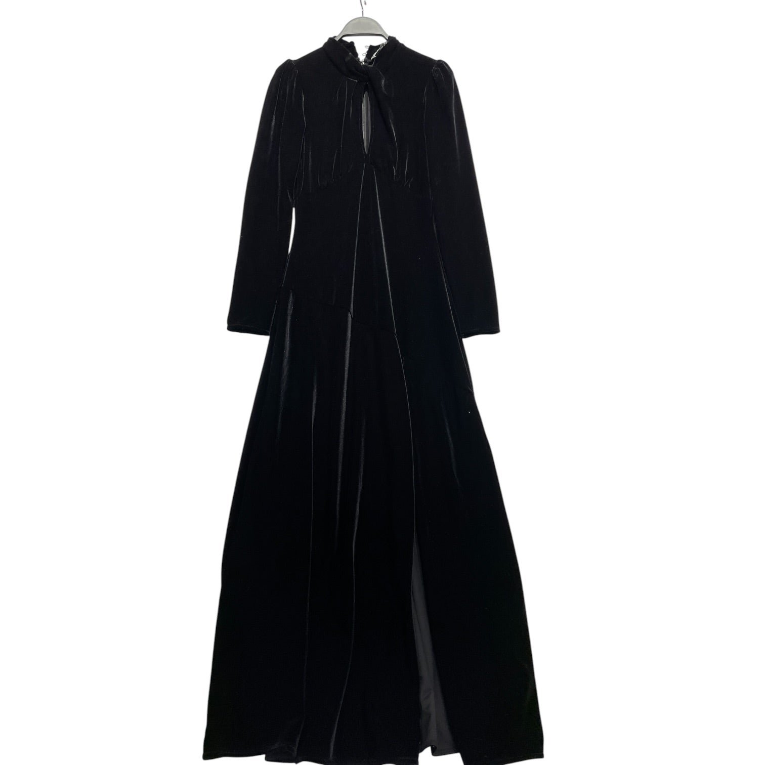 GANNI/LS Dress/S/Silk/BLK/Black Velvet Long Dress view 2