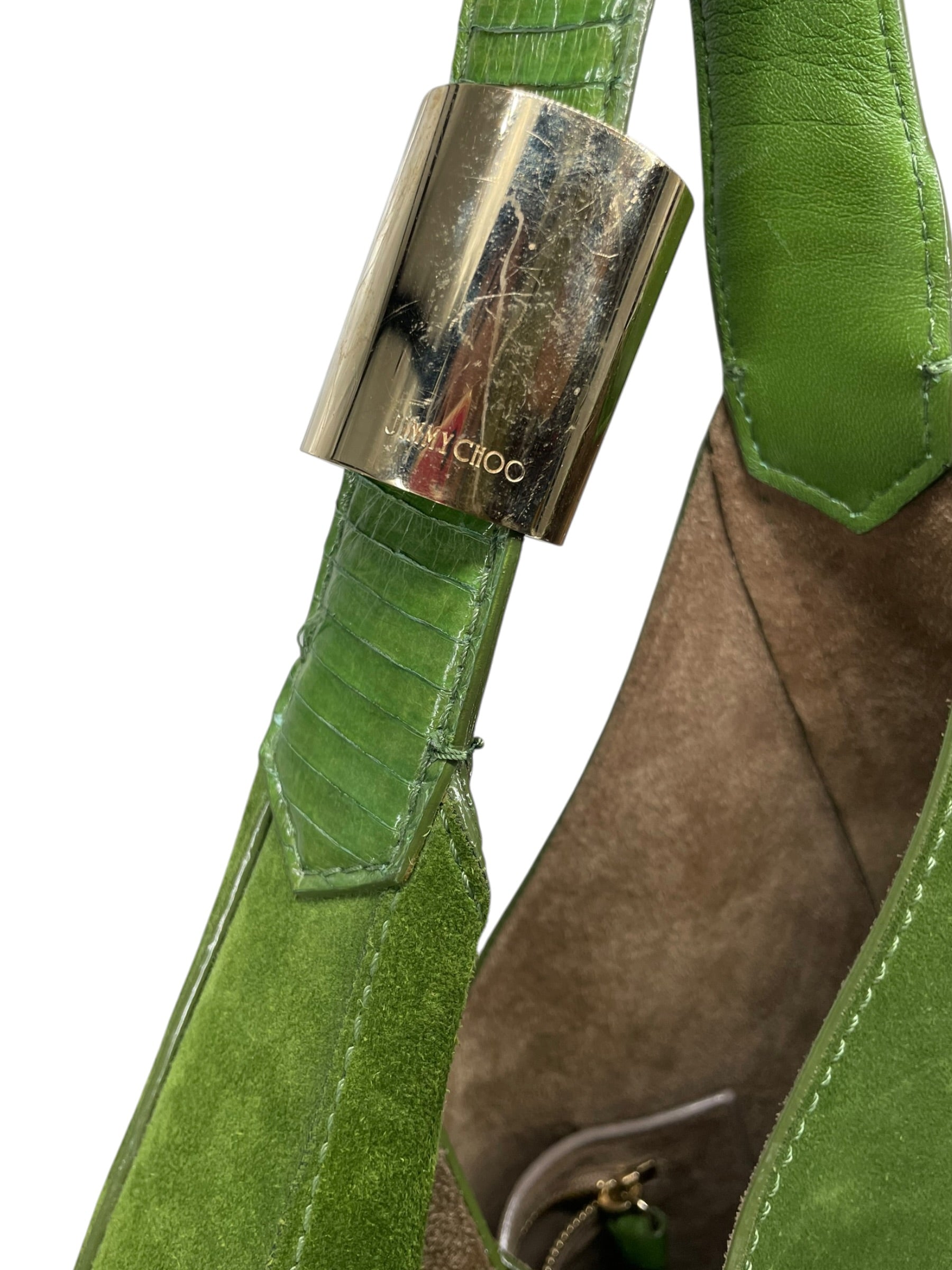 JIMMY CHOO/Bag/Suede/GRN/STEVIE SHOULDER view 6