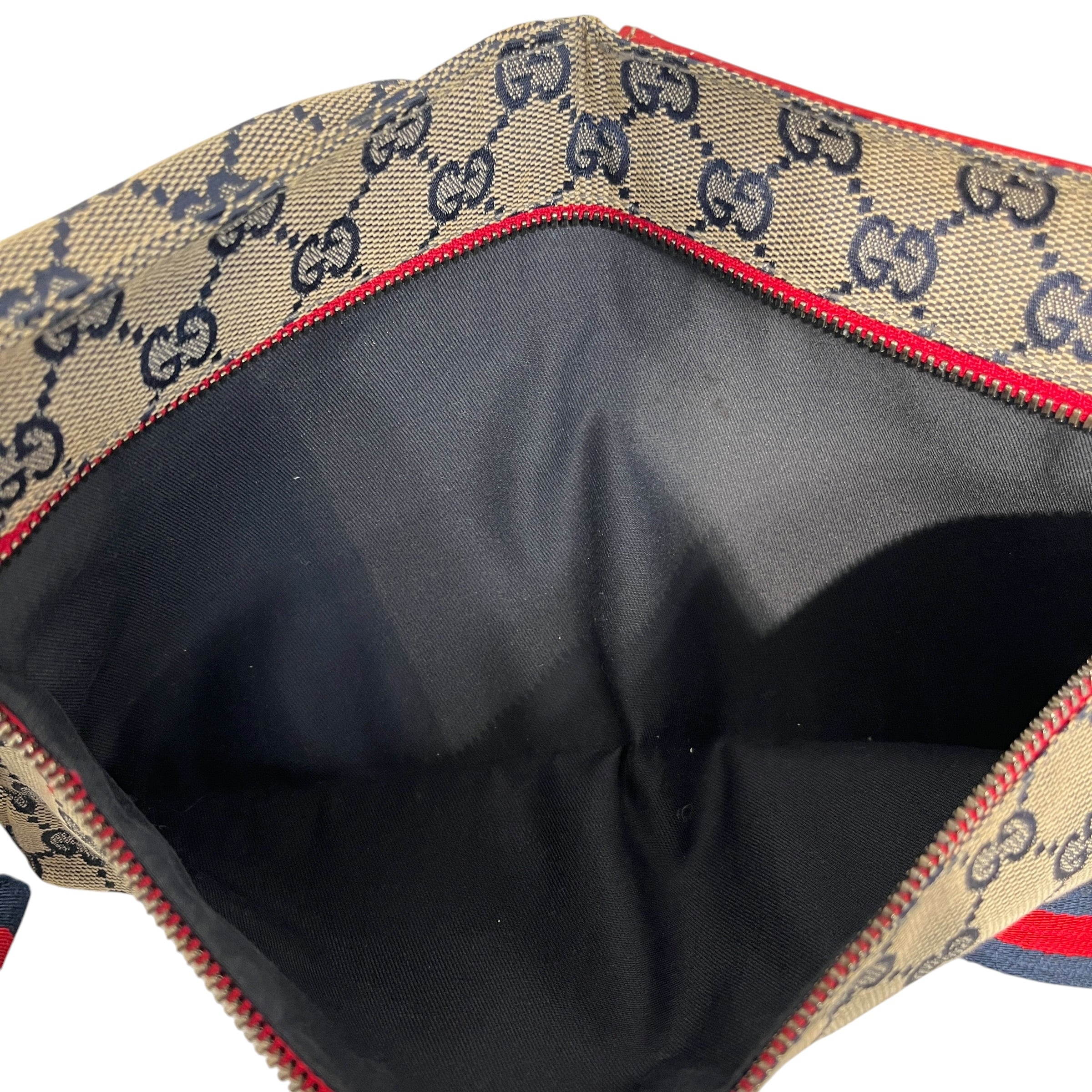 GUCCI/Cross Body Bag/Monogram/Leather/KHK/28566   2123 view 4