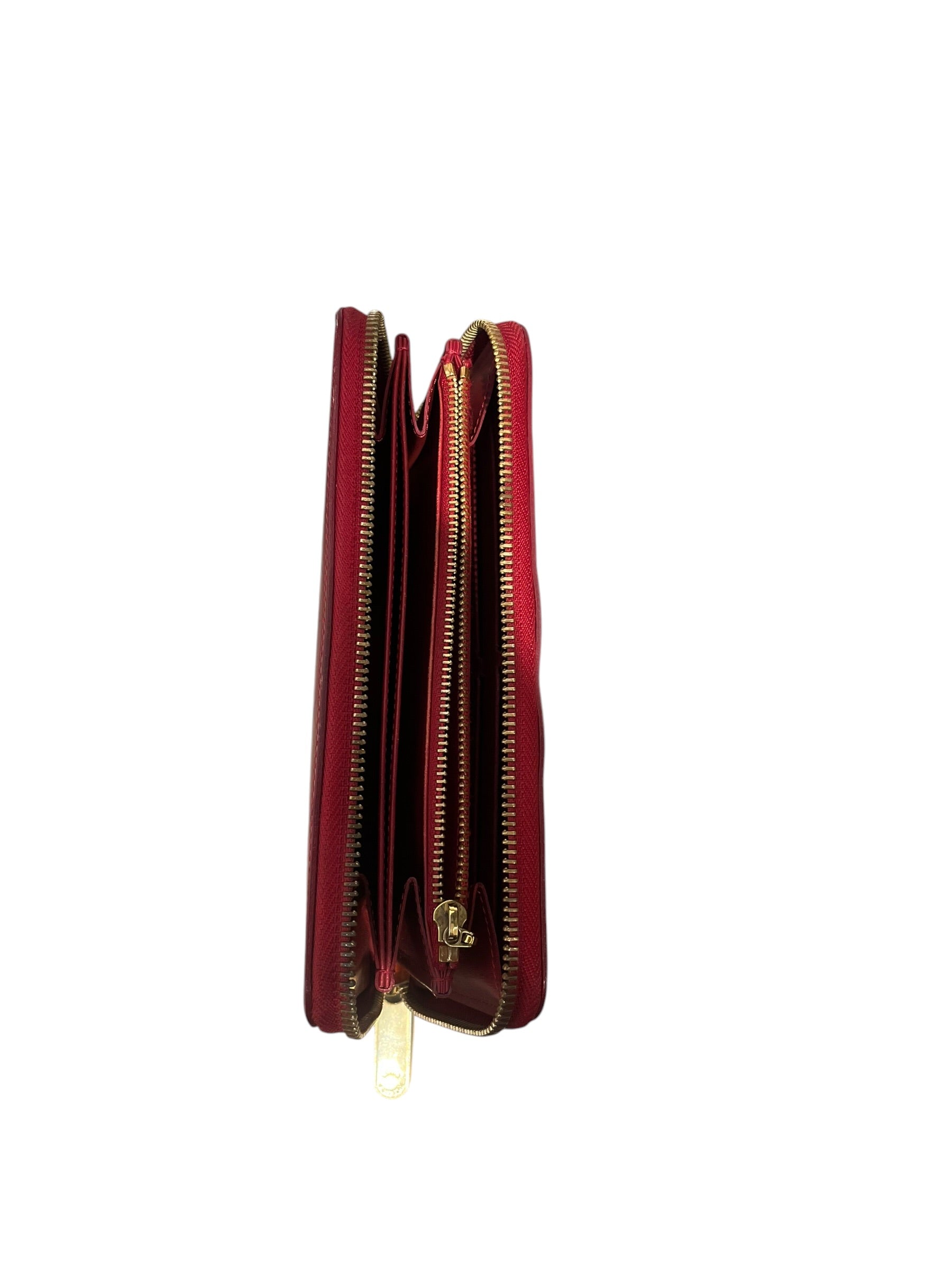 LOUIS VUITTON/Long Wallet/Monogram/Leather/RED/VERNIS view 5