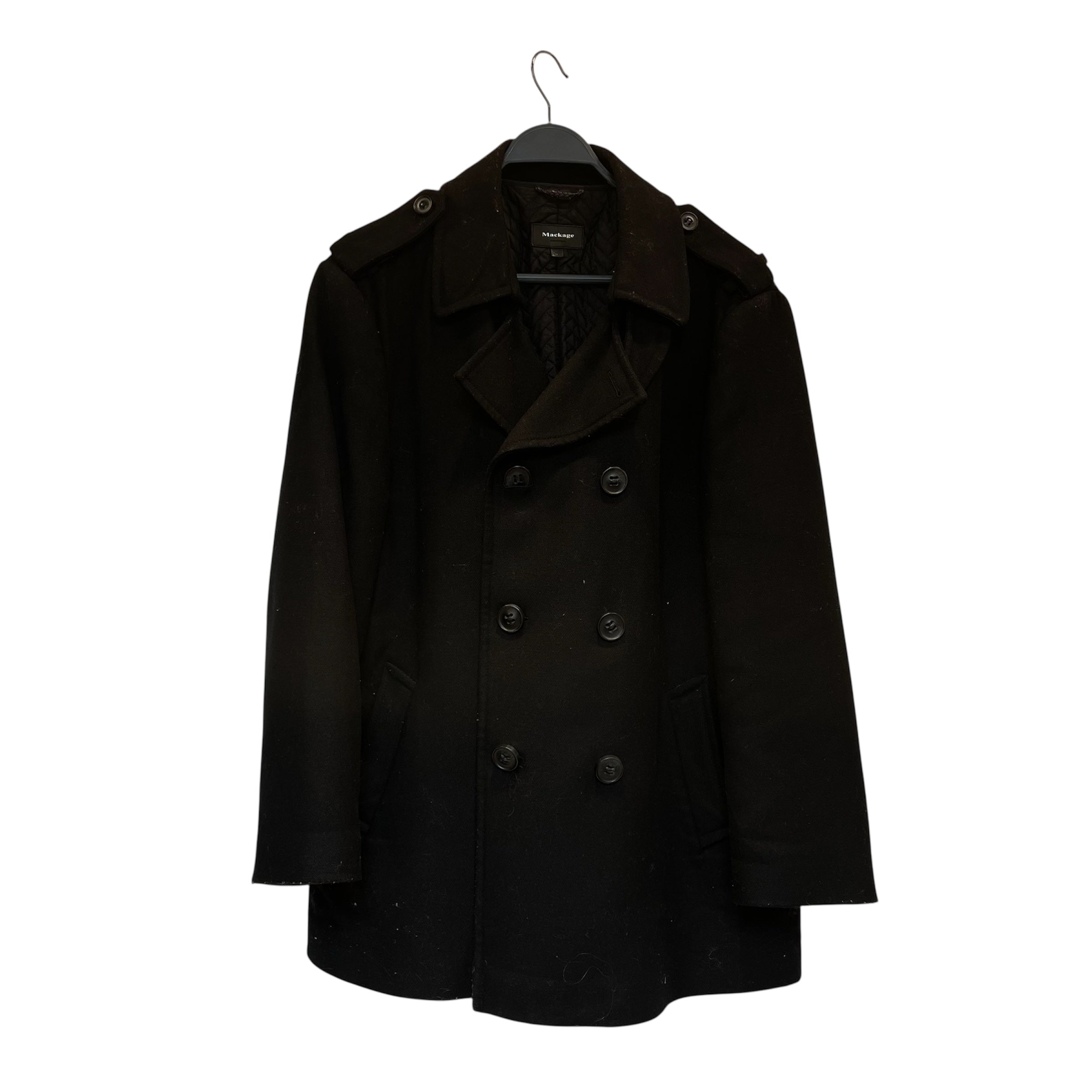 MACKAGE/Coat/44/Wool/BLK/#15351/4 BUTTONS view 1