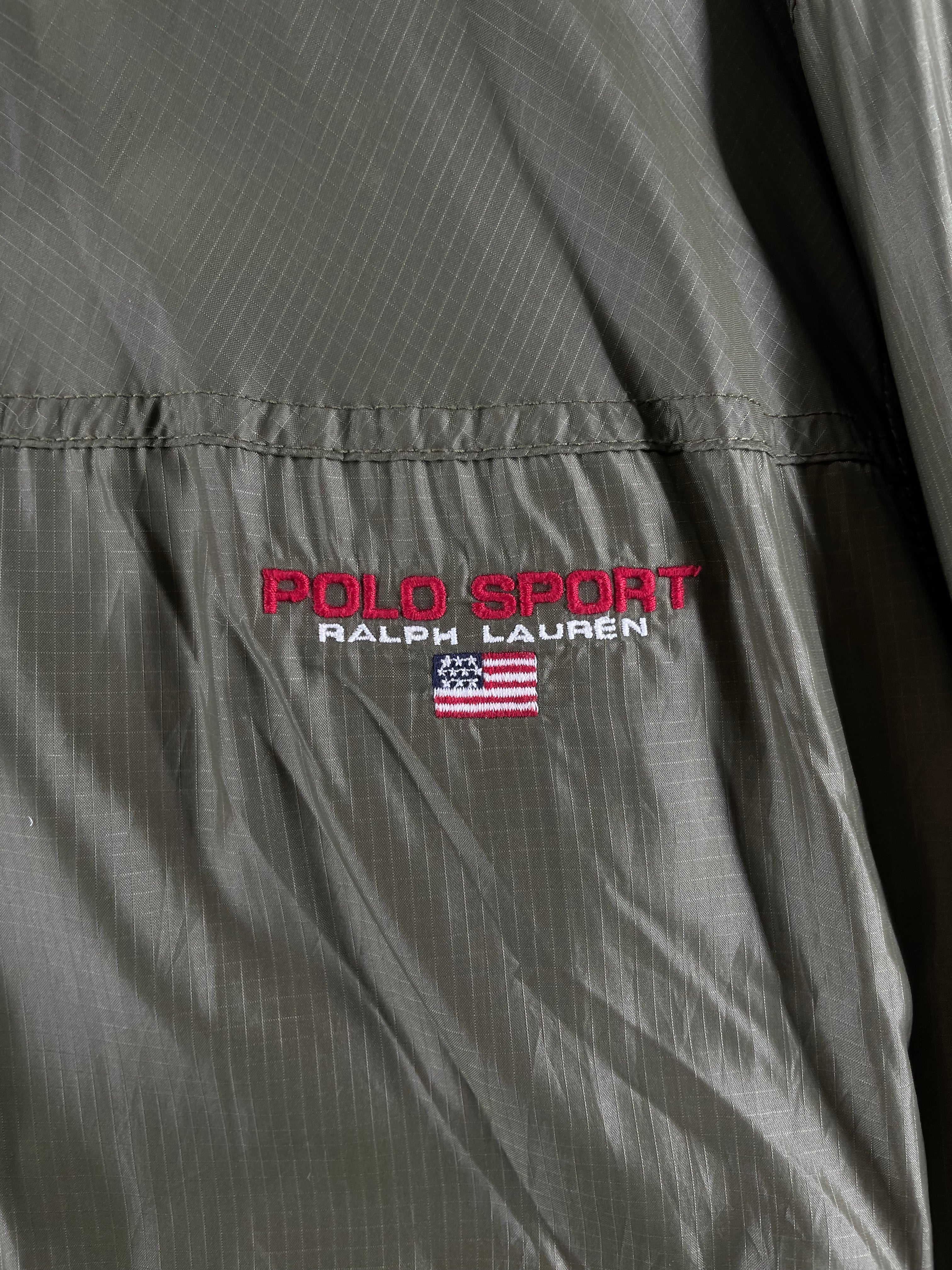 POLO SPORT/Coat/XL/Nylon/KHK/Big Silhouette/USA FLAG COAT - F004 view 4