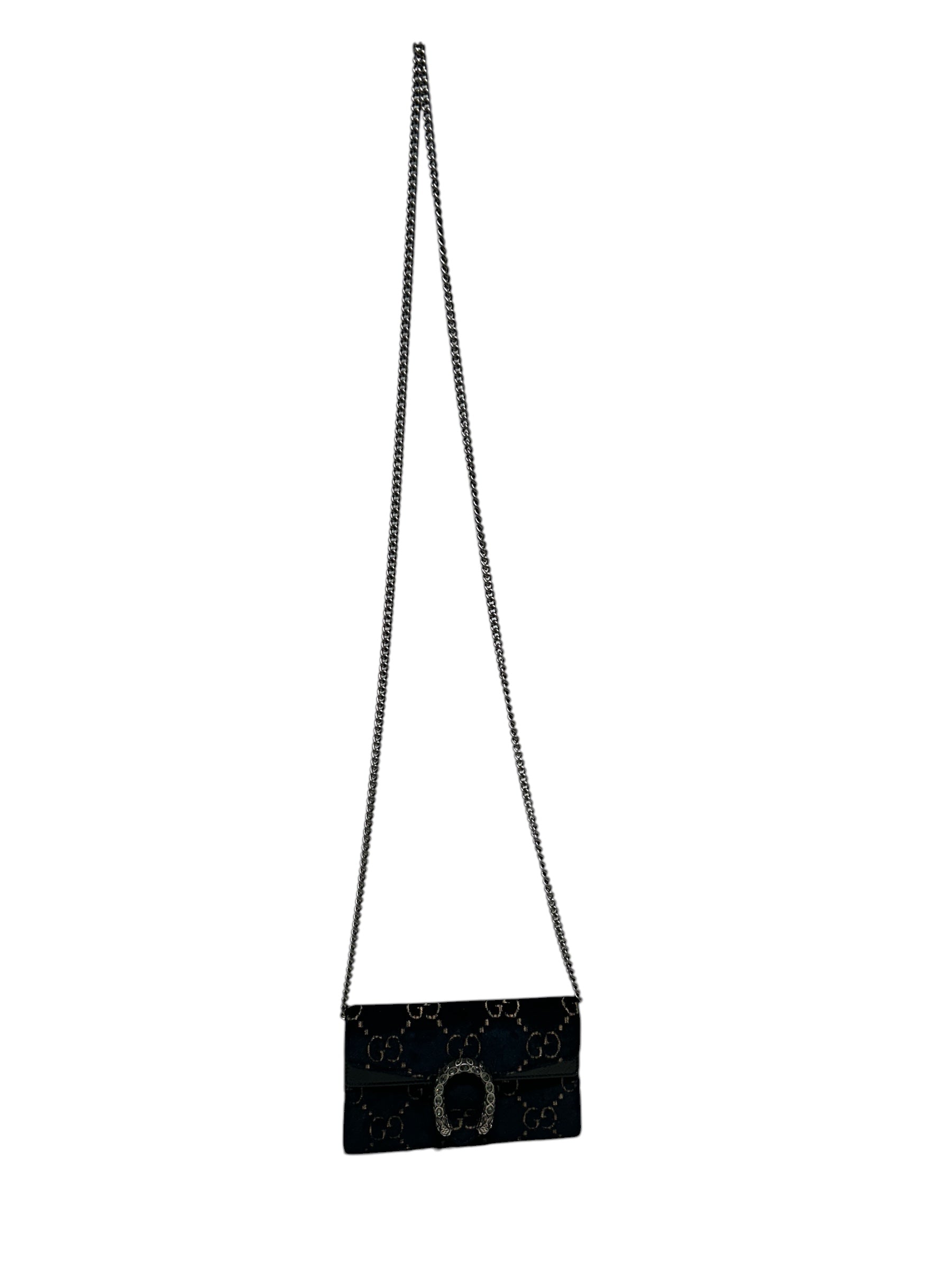 GUCCI/Bag/Monogram/Suede/NVY/GG NAVY VELVET DIONYSUS view 1