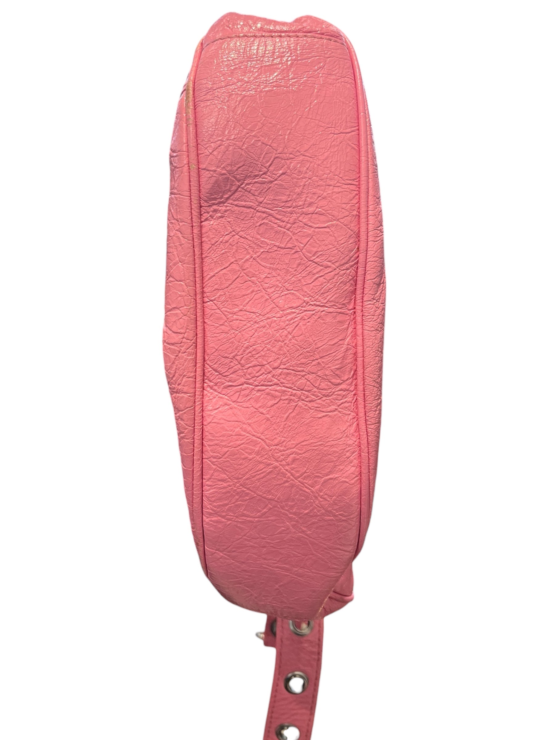 BALENCIAGA/Bag/Leather/PNK/LA CAGOLE SHOULER BAG view 3