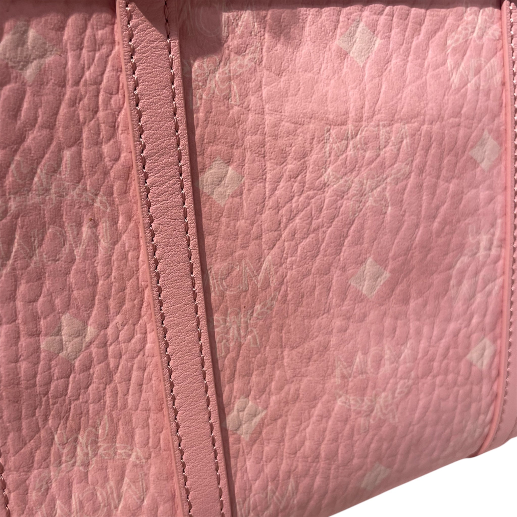 MCM/Cross Body Bag/Monogram/Nylon/PNK/ view 5