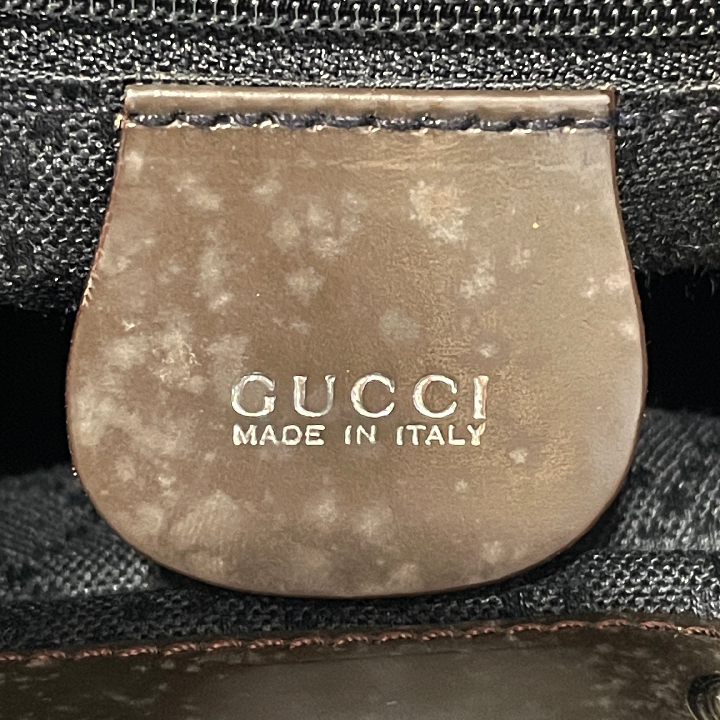 GUCCI/Backpack/Nylon/GRN/Bambo BackpAck view 5