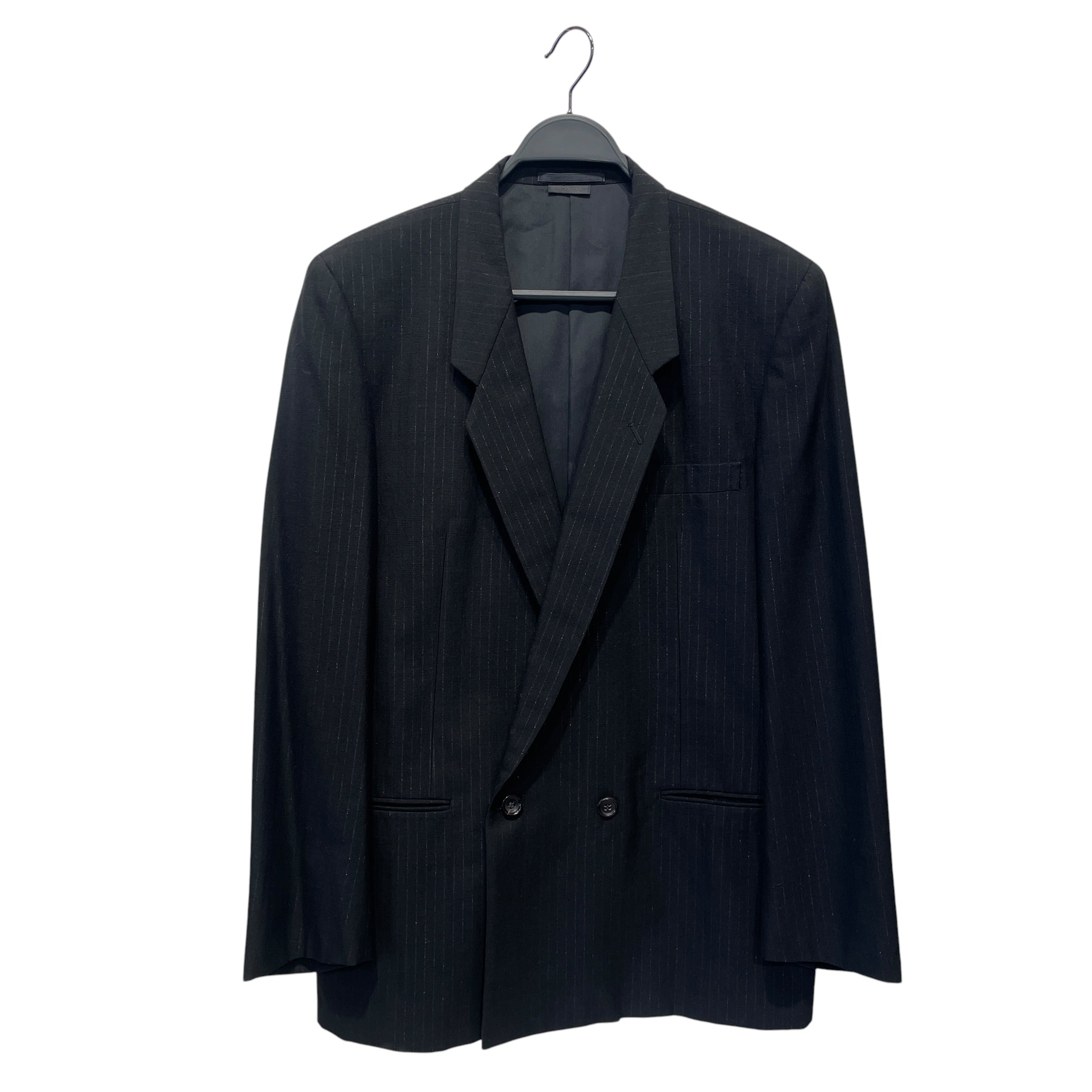 COMME des GARCONS HOMME/Suits/S/Stripe/Wool/BLK/SilverPinStripe view 1