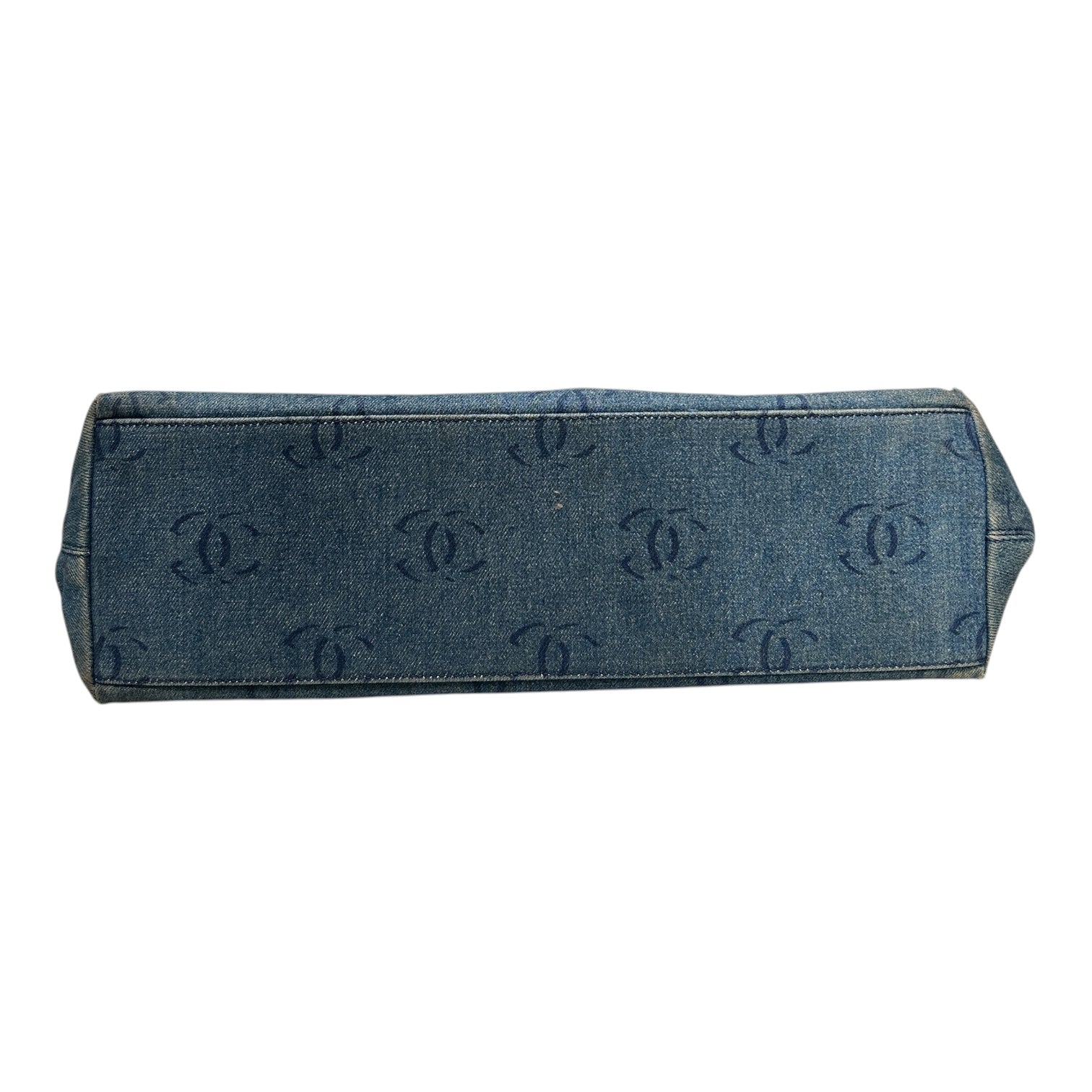 CHANEL/Bag/Monogram/Cotton/BLU/DENIM HOBO SHOULDER BAG view 3