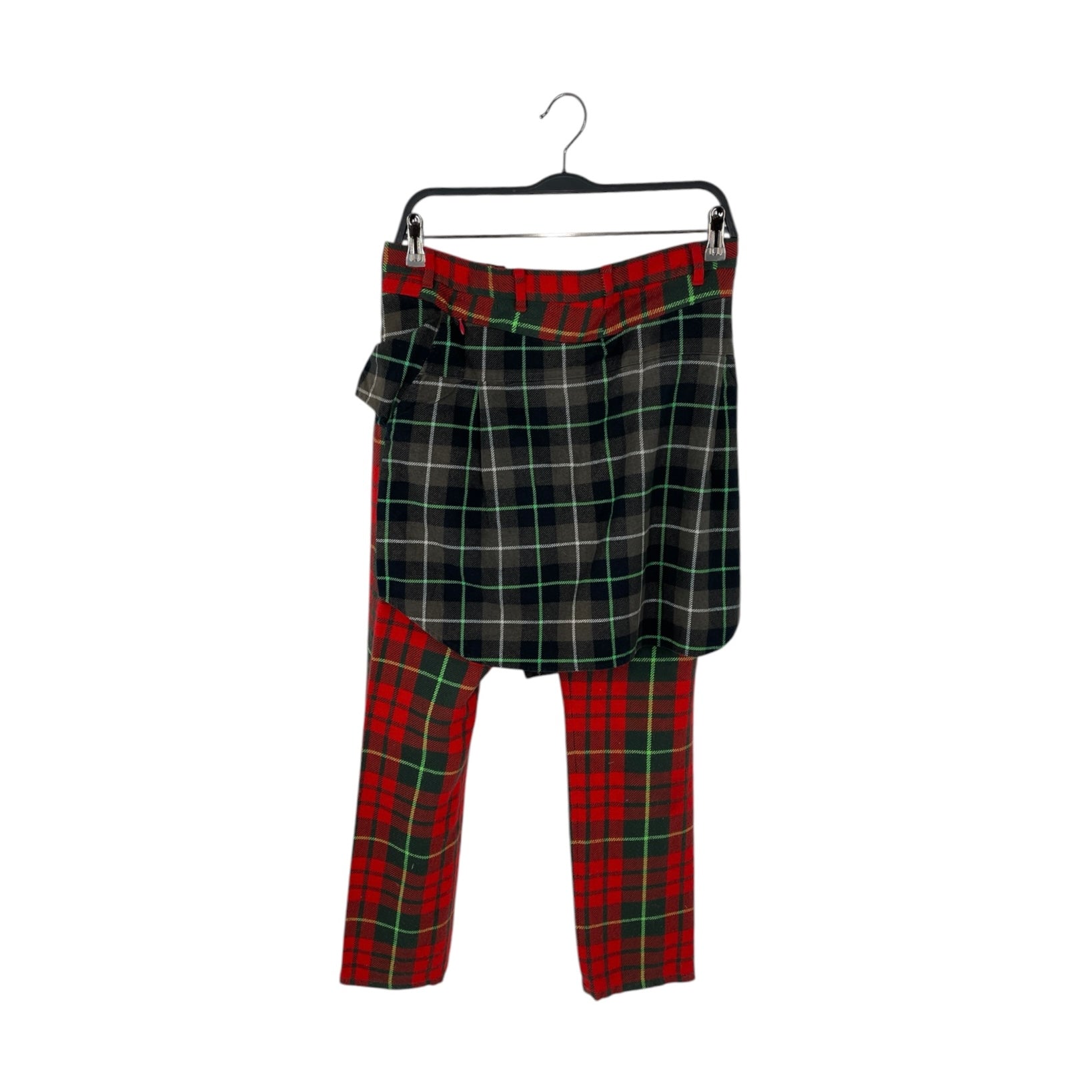 UNDERCOVER/Skinny Pants/L/RED/Plaid/FLANNEL TIE VTG PANTS view 2