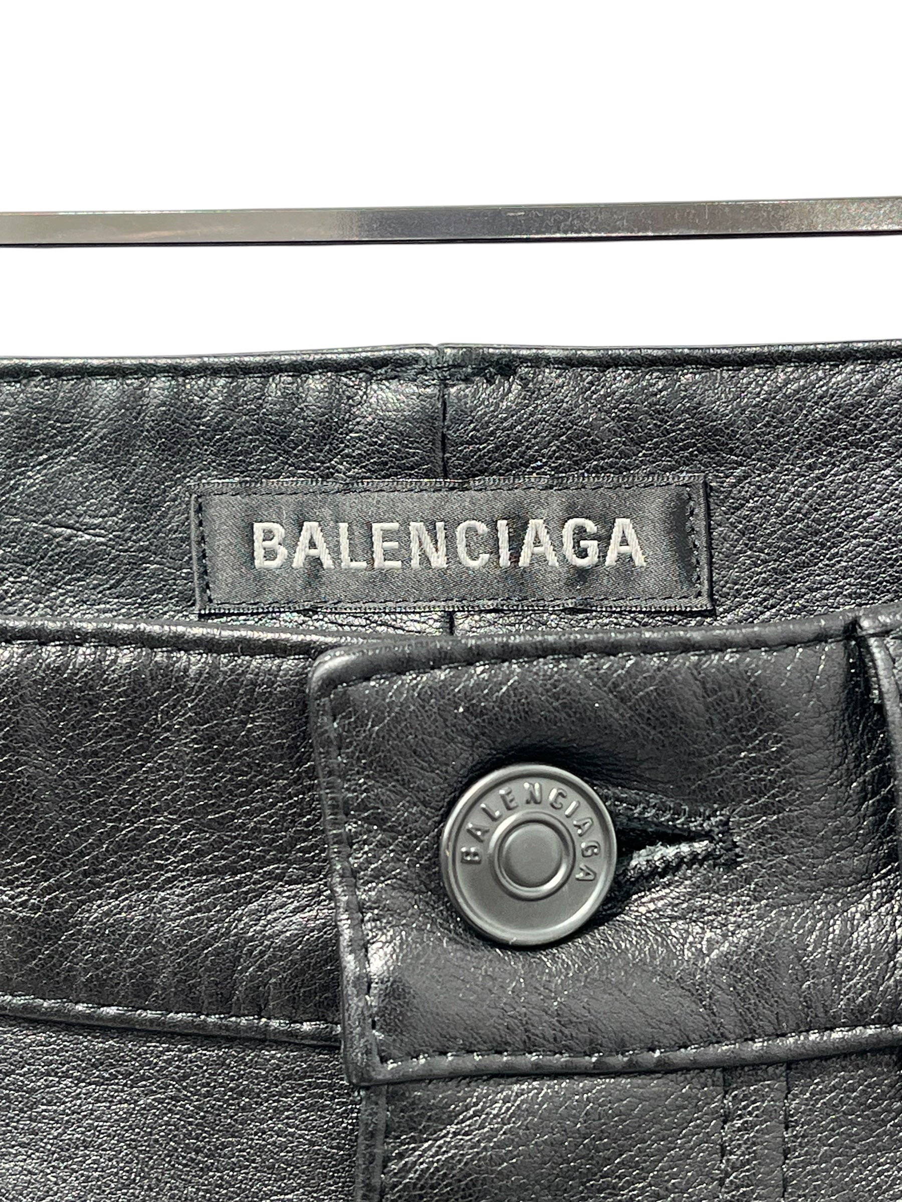 BALENCIAGA/Shorts/44/Leather/BLK/JP57 2023 00019 NWT view 3