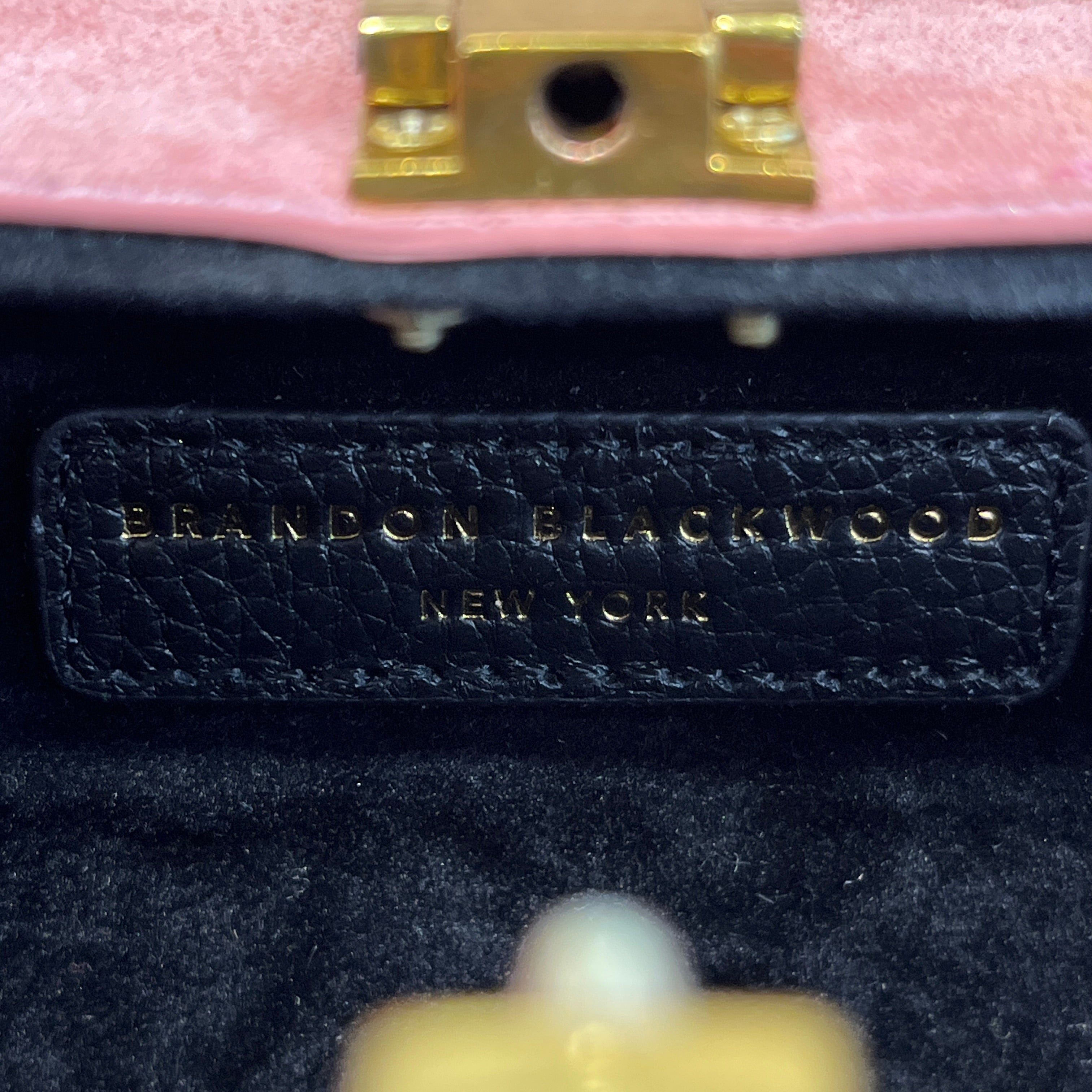 BRANDON BLACKWOOD/Hand Bag/Suede/PNK/KENDRICK view 3