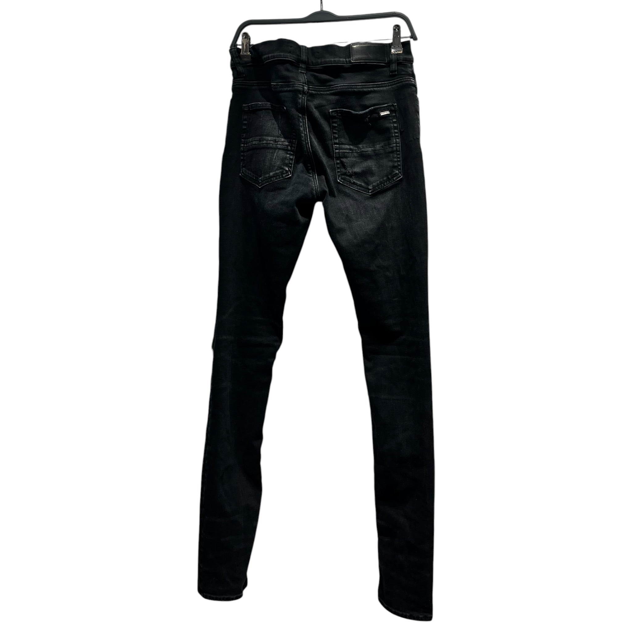AMIRI/Skinny Pants/31/Denim/BLK/MX-1 Neon/Plaid Patch view 2