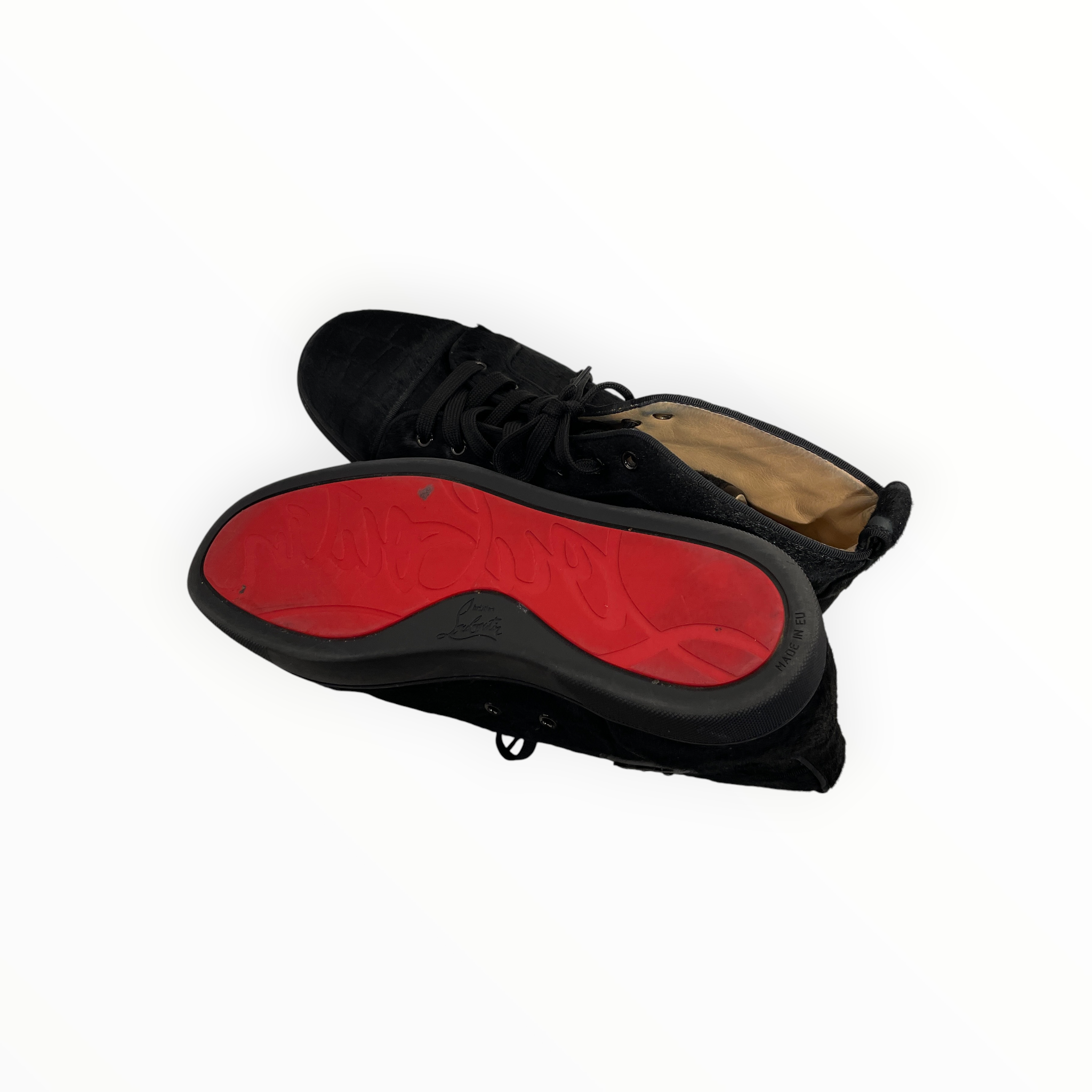 Christian Louboutin/Hi-Sneakers/EU 43.5/Acrylic/BLK/ view 3
