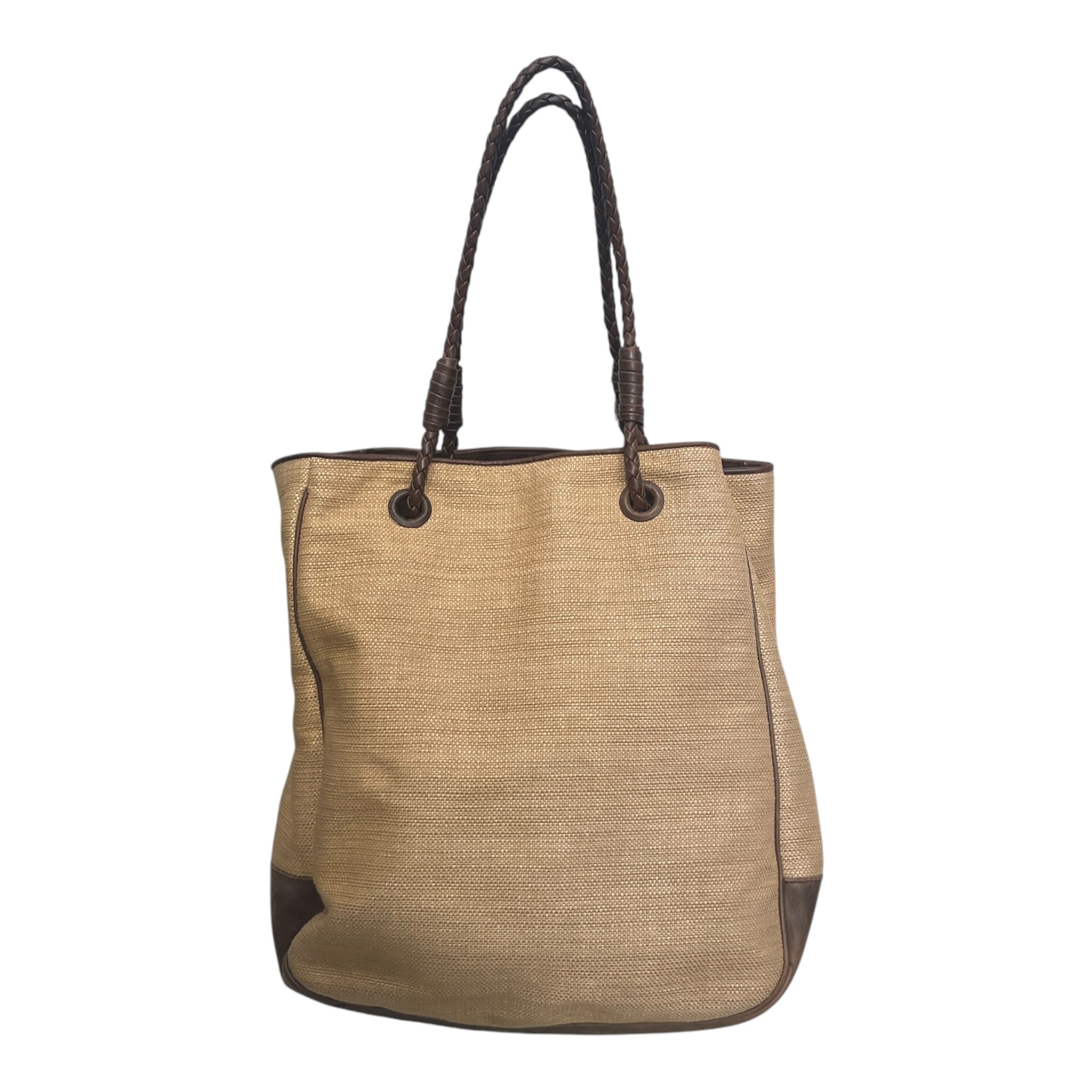 BOTTEGA VENETA/Tote Bag/Hemp/CML/BRAIDED STRAP TOTE view 2