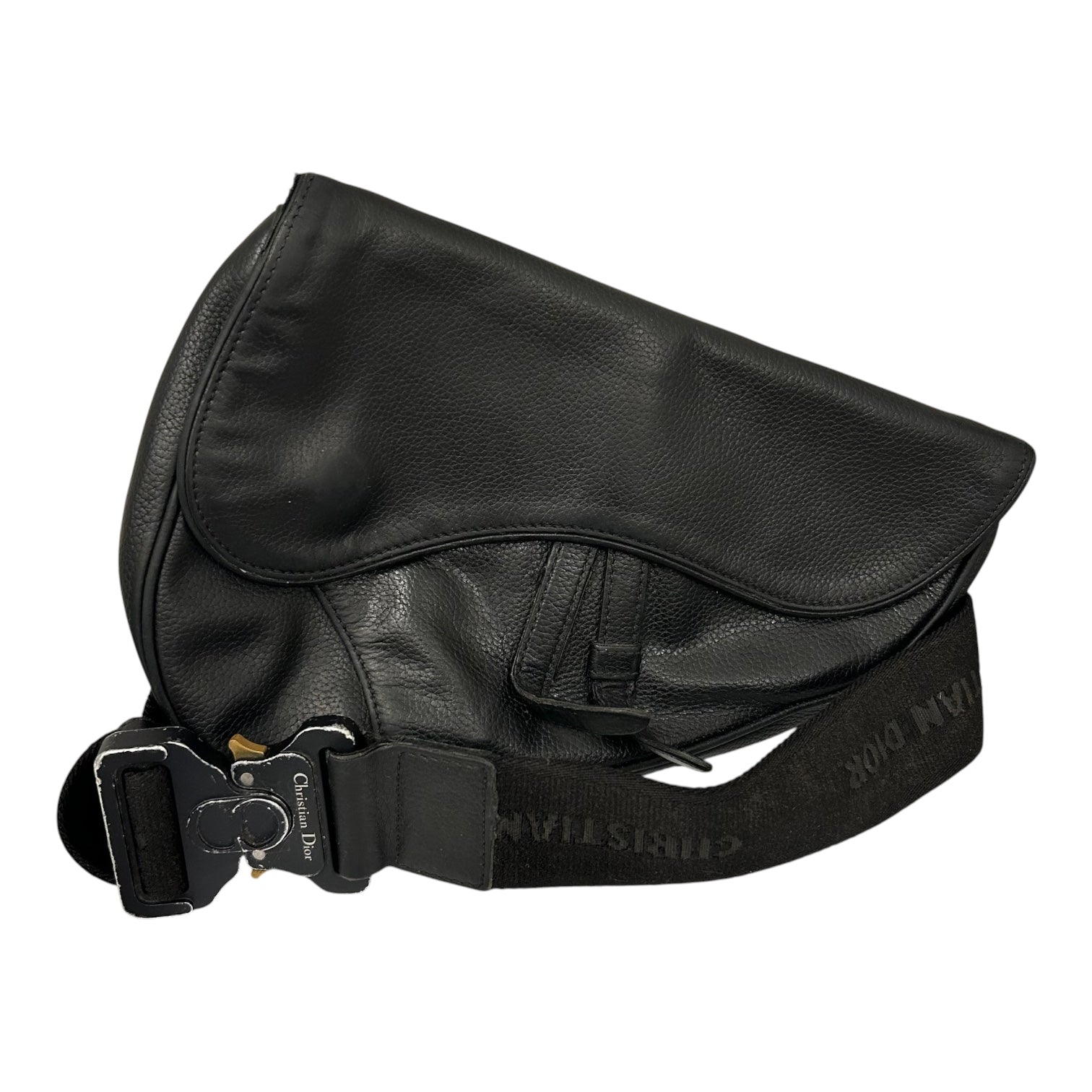 Christian Dior/Bag/Leather/BLK/Sadle Bag view 1